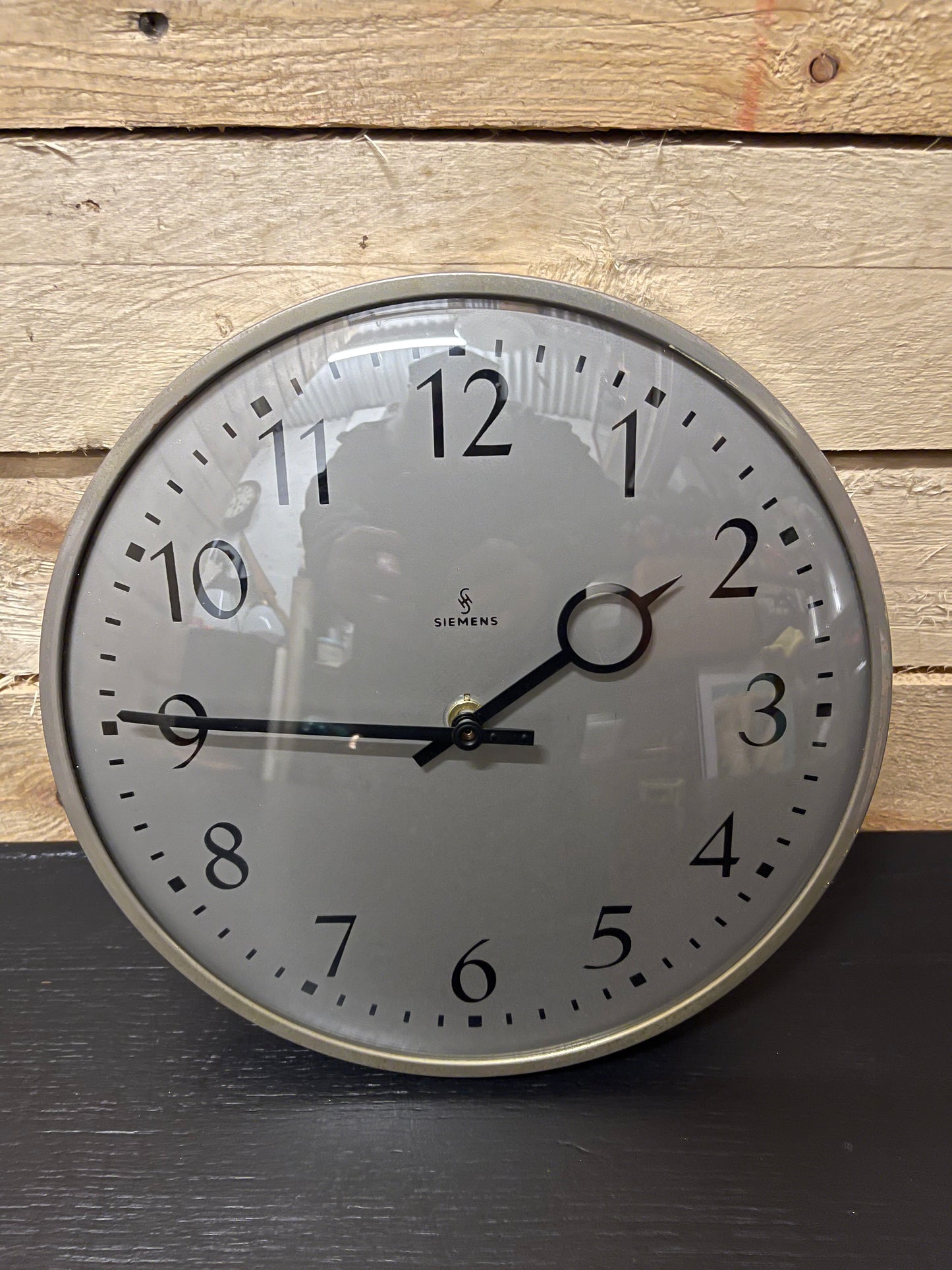 1960's German Industrial Factory / Office Clocks By Peter Behrens For Siemens