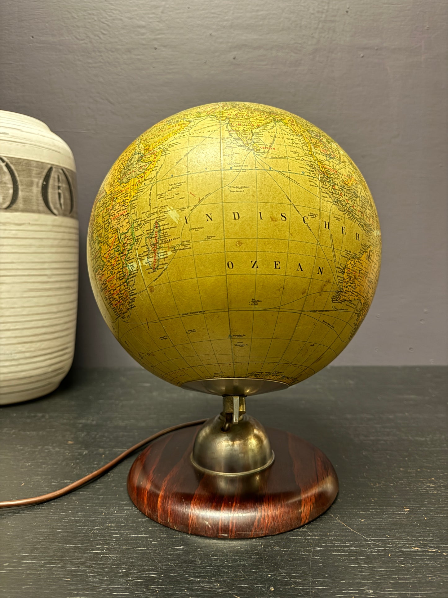 Bauhaus Antiques Czechoslovakian design designer drew pritchard Fairground fairground art Interier Praha interior design interiors Jiri Jiroutek Mauser Werke Waldeck Vintage Sideboards Salvage Hunters Serkan Yumakci The Bidding Room orton & spooner Rag & Bone Bros midcentury modern modern midcentury Glass Globe Glass Earth Globe Columbus Globe Earth Globe Globe