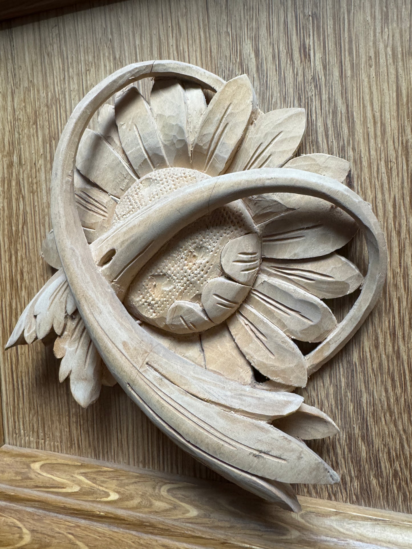 Decorative Chapel Carving By Renowned Master Carver Charles Oldham