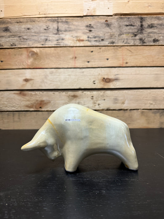Otto Keramik Classic Ceramic Bull West German Pottery Fat Lava