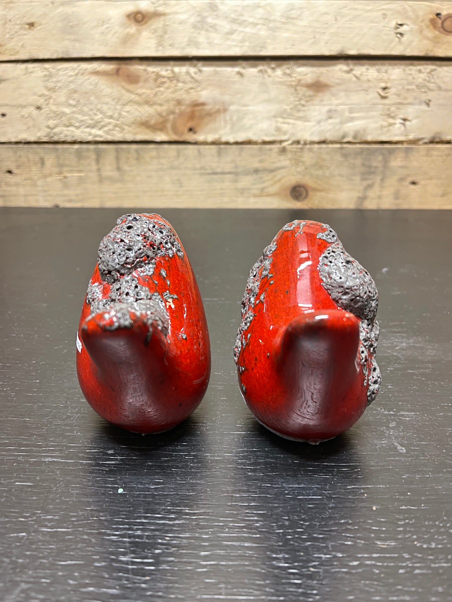 Otto Keramik Ceramic Birds West German Pottery Fat Lava