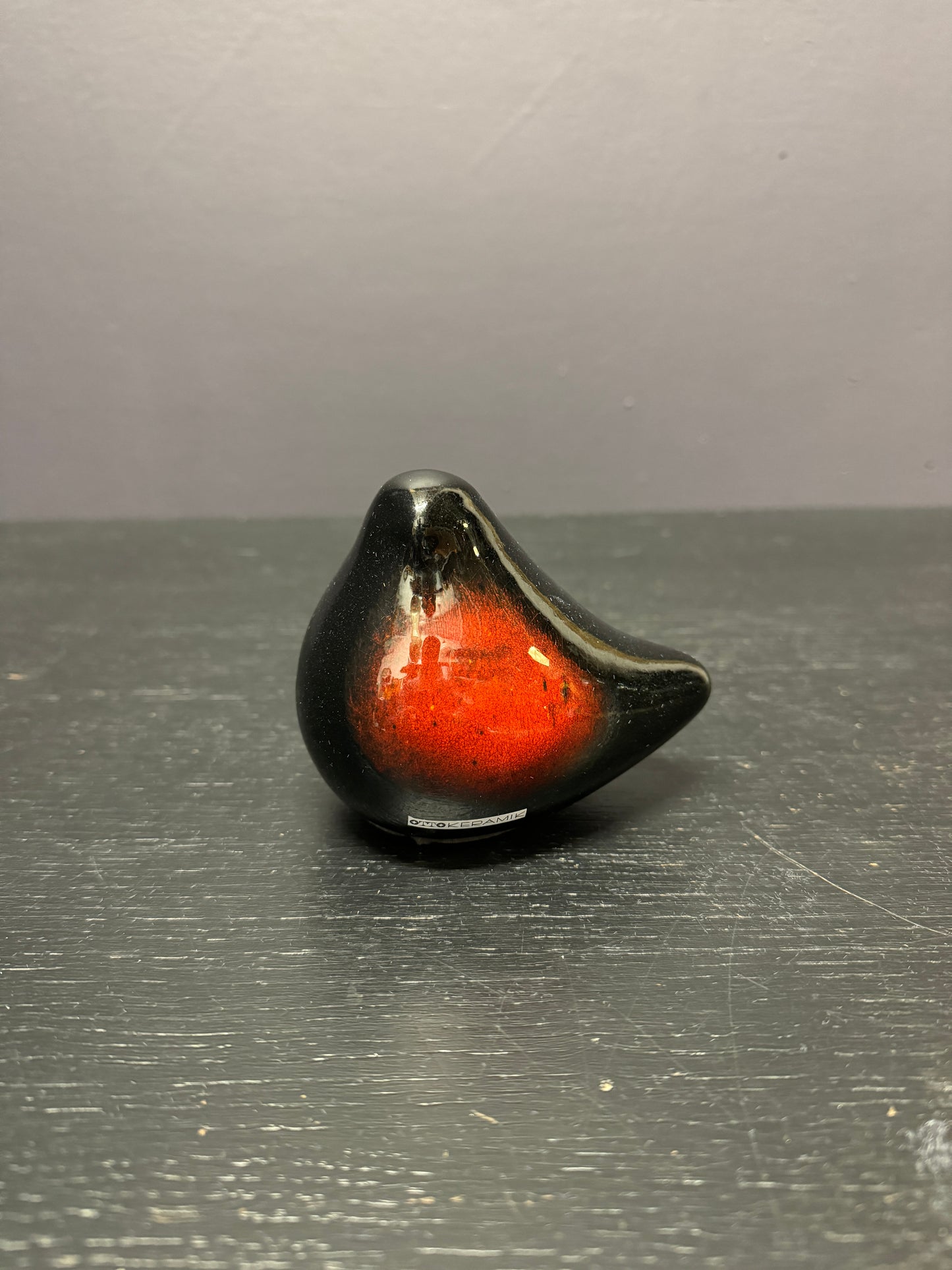Otto Keramik Ceramic Pigeons West German Pottery Fat Lava