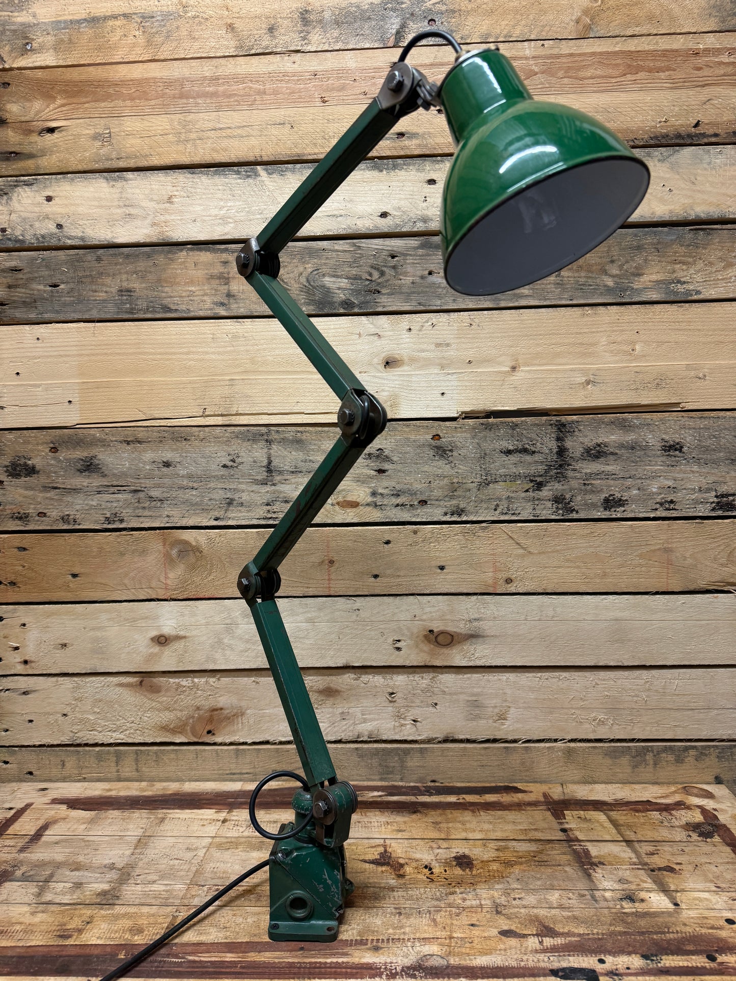 1930s Wall / Worktop Industrial Task Lamp By EDL.
