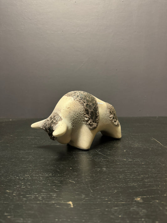 Otto Keramik Classic Ceramic Bull West German Pottery Fat Lava