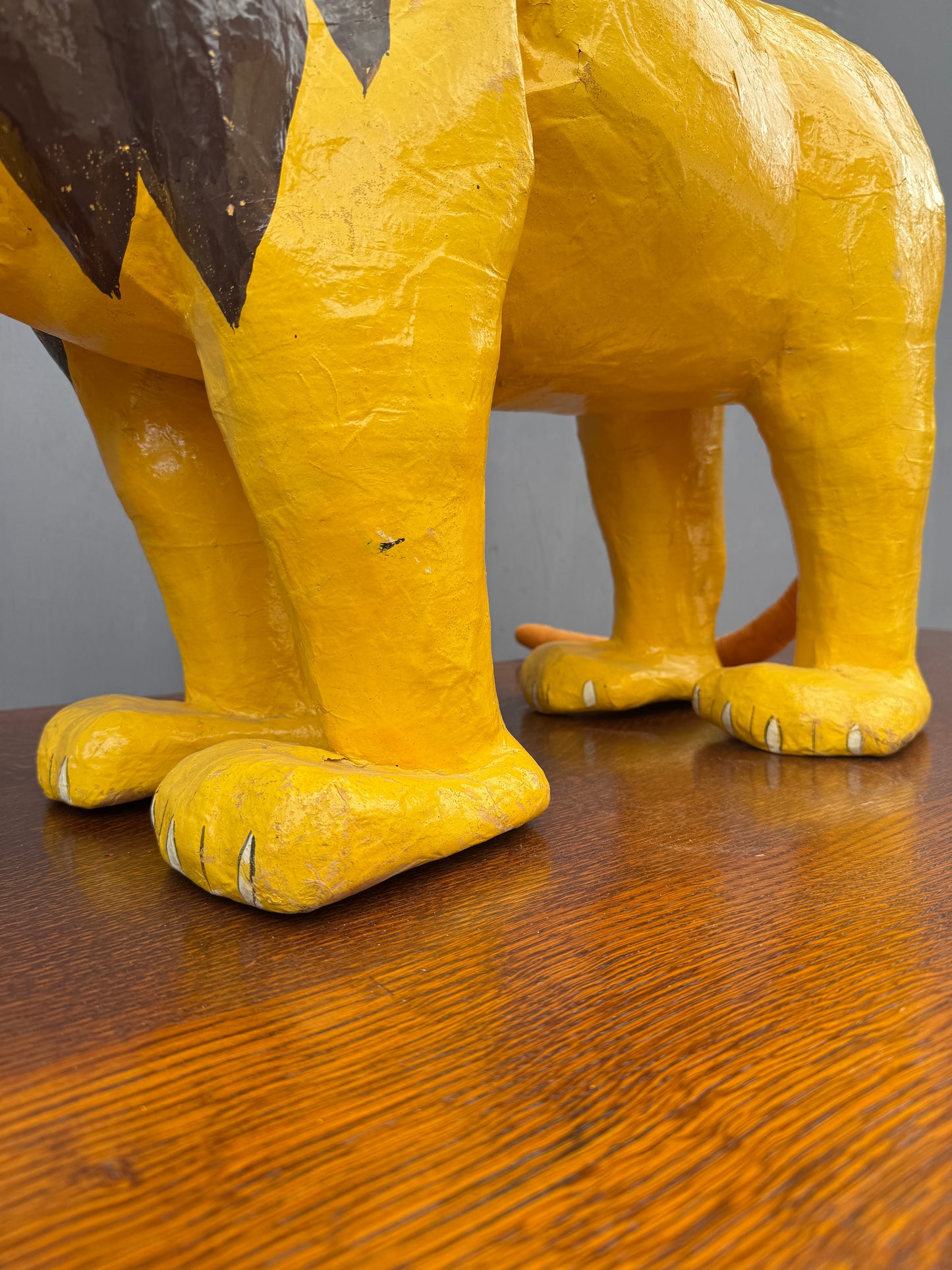 1930s Paper Mache Fireside Lion