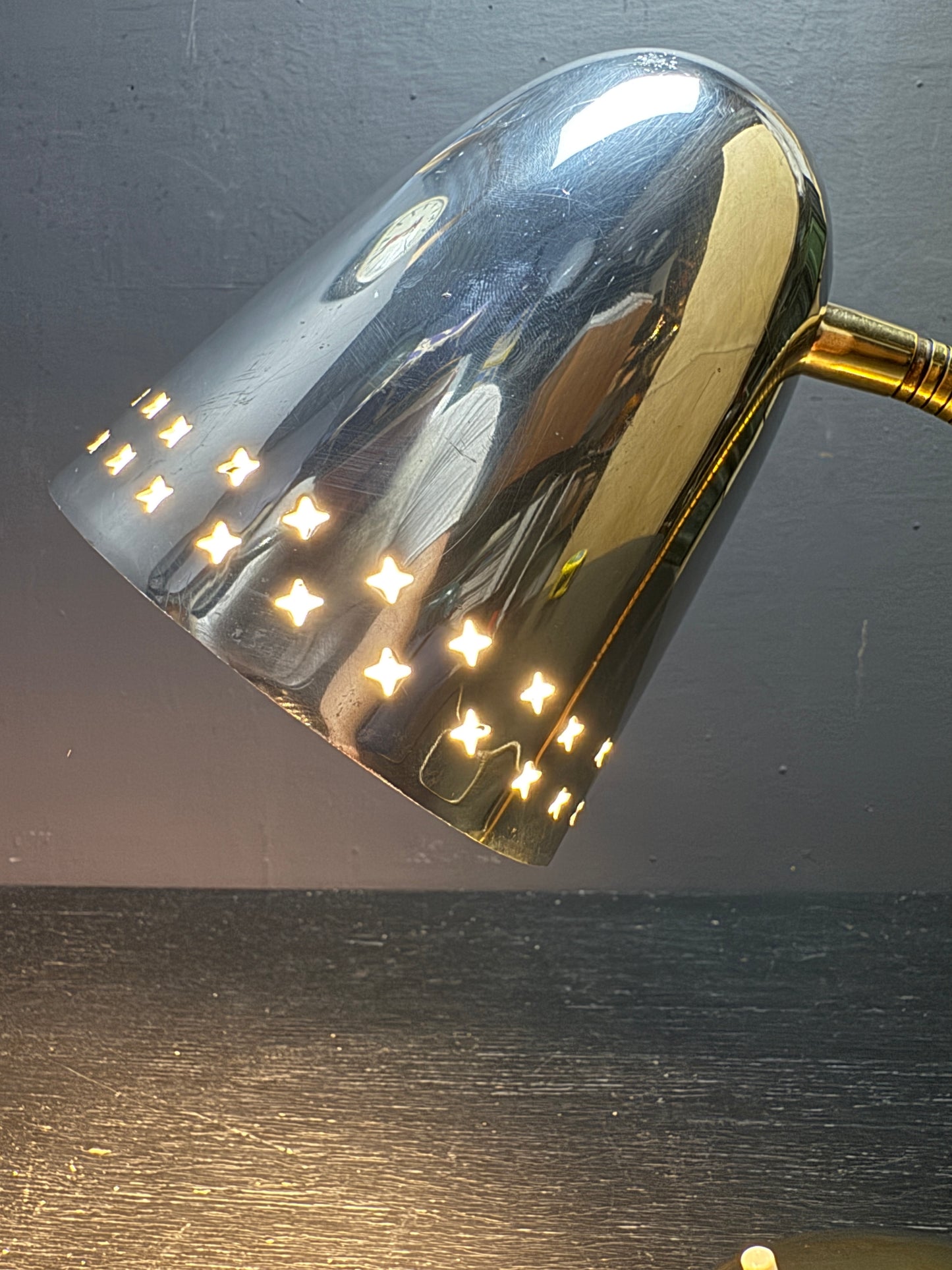 1960s Goose Neck Table Lamp By Mathieu Mategot
