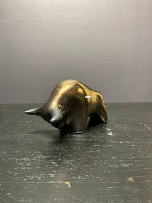 Otto Keramik Classic Ceramic Bull West German Pottery Fat Lava