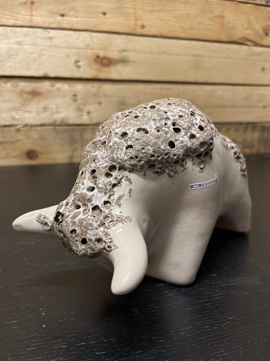 Otto Keramik Classic Ceramic Bull West German Pottery Fat Lava