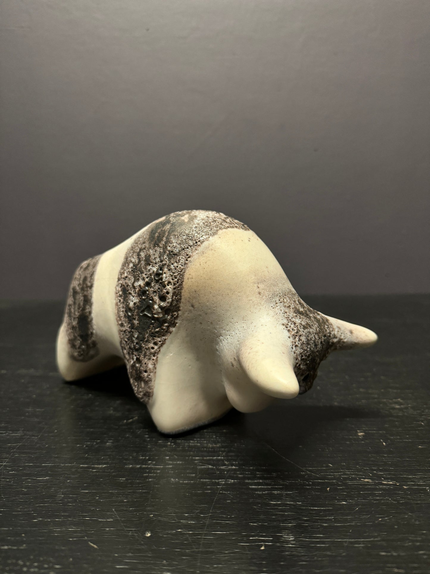 Otto Keramik Classic Ceramic Bull West German Pottery Fat Lava