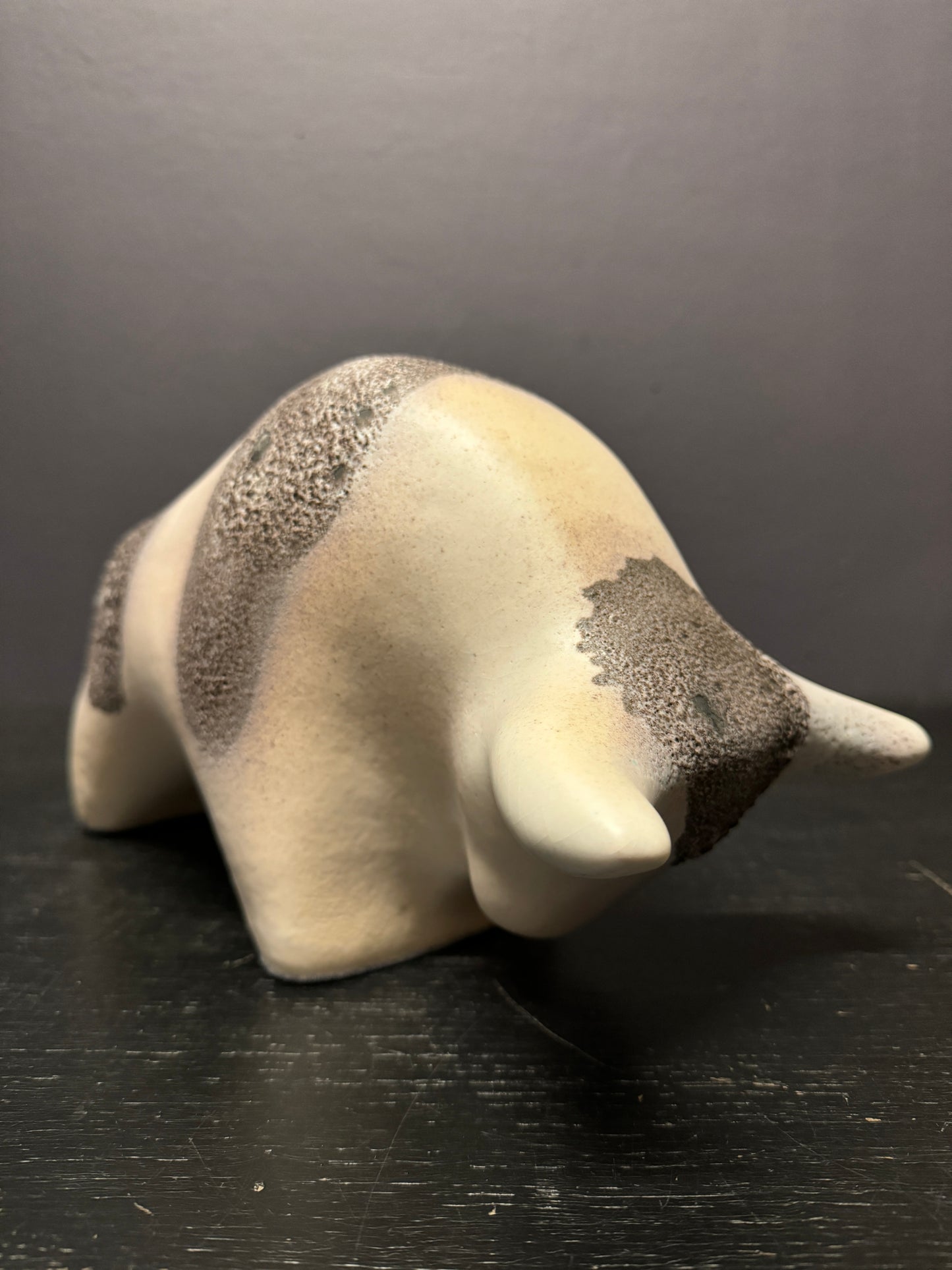 Otto Keramik Large Ceramic Bull West German Pottery Fat Lava
