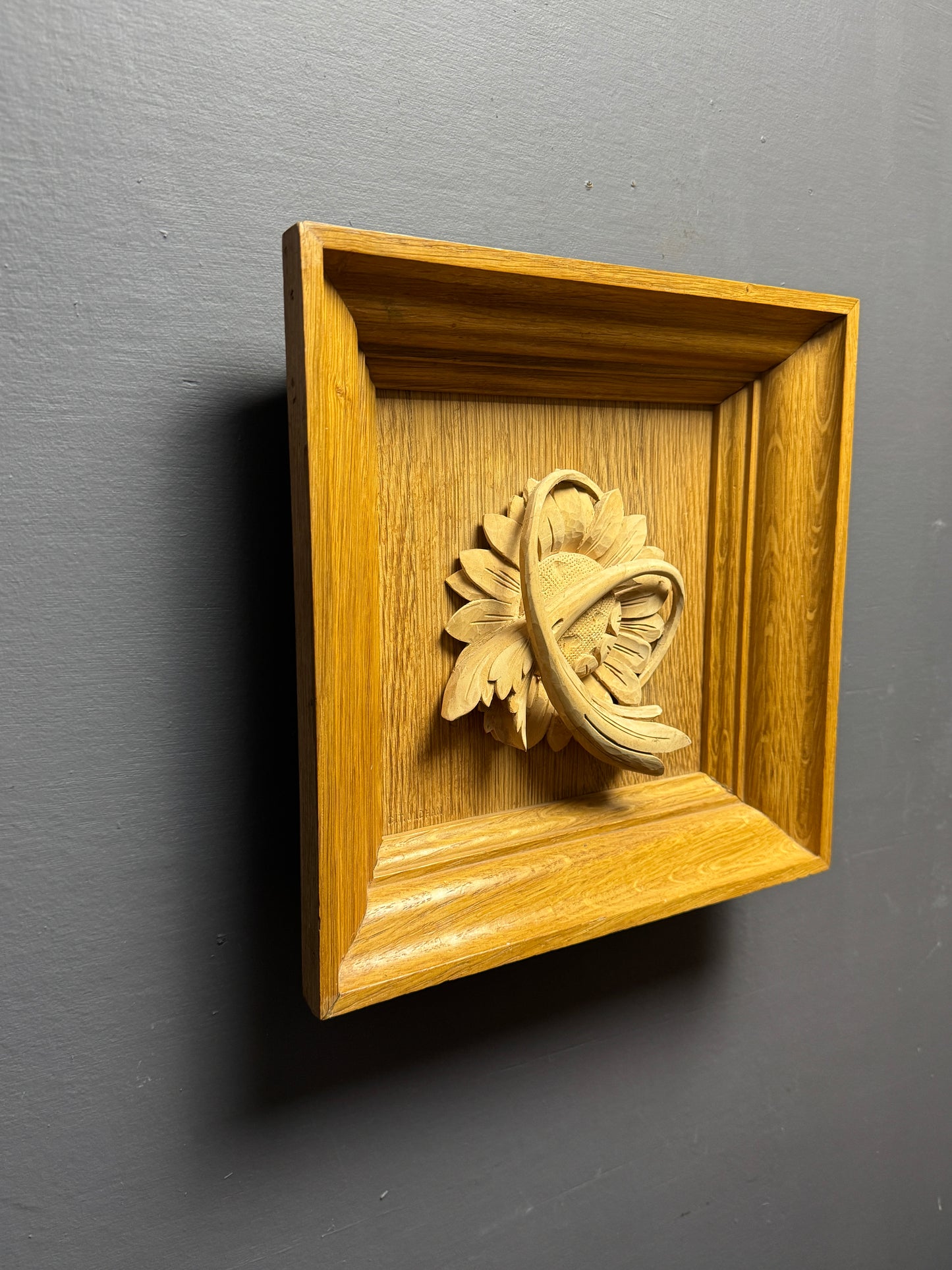 Decorative Chapel Carving By Renowned Master Carver Charles Oldham