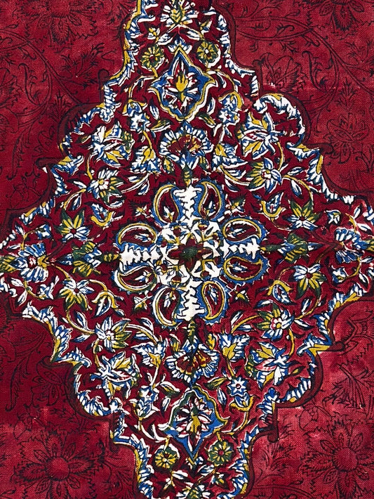 Ghalamkari Hand Block Prints Made In Iran