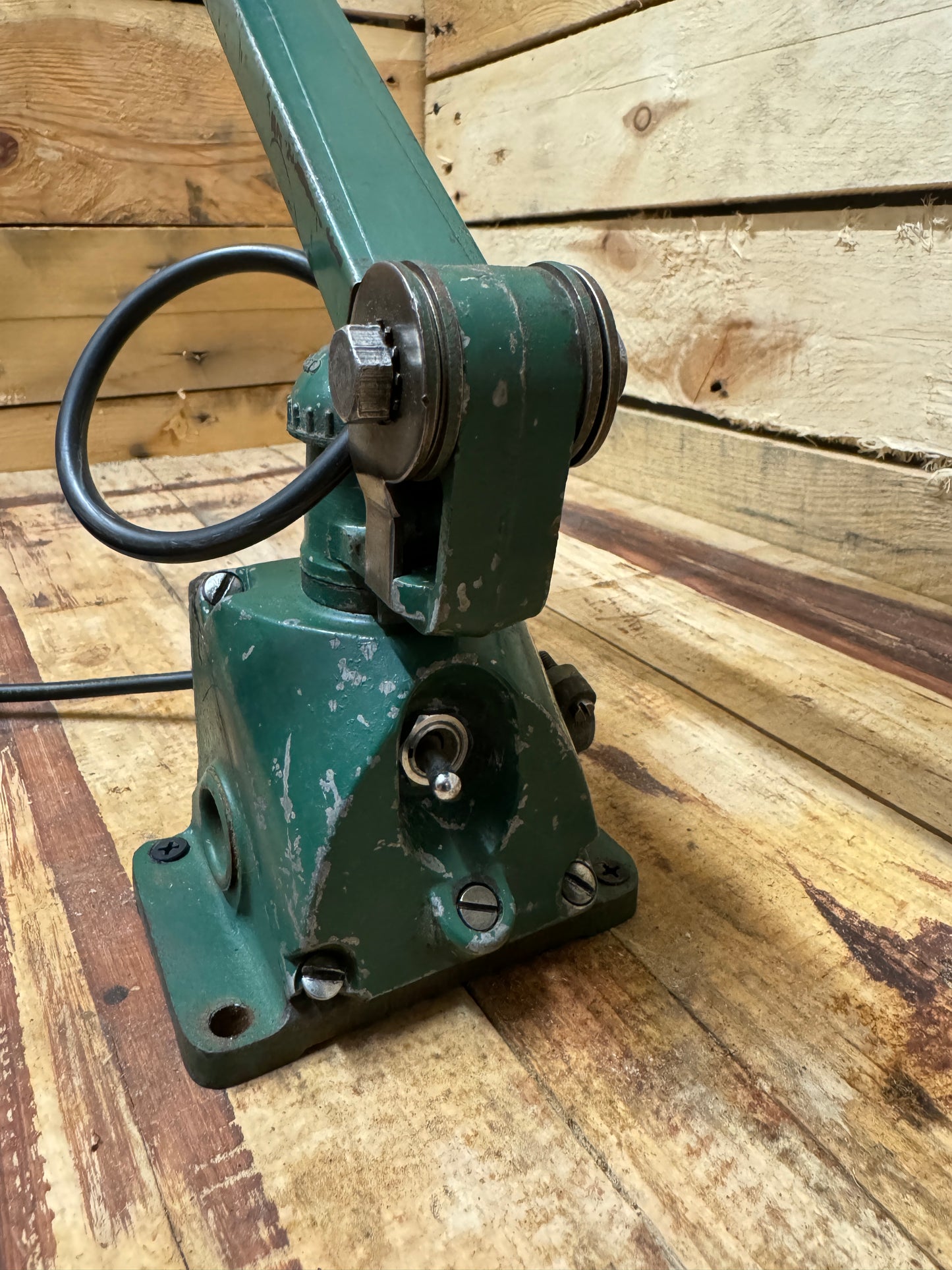 1930s Wall / Worktop Industrial Task Lamp By EDL.