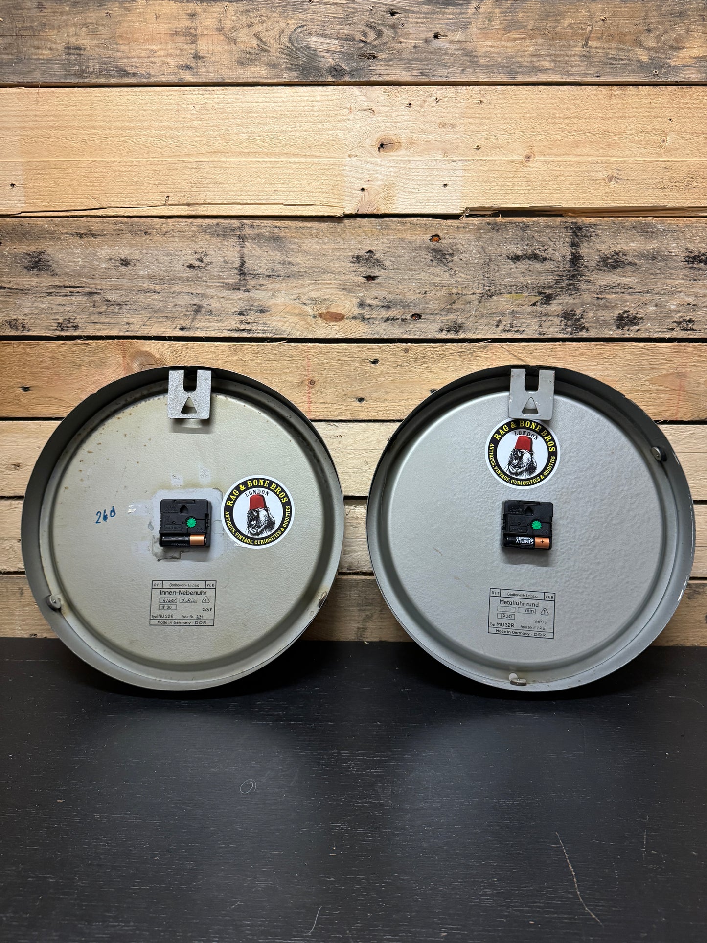 1960s East German Clocks By GW ( Geratewerk Liepzig )