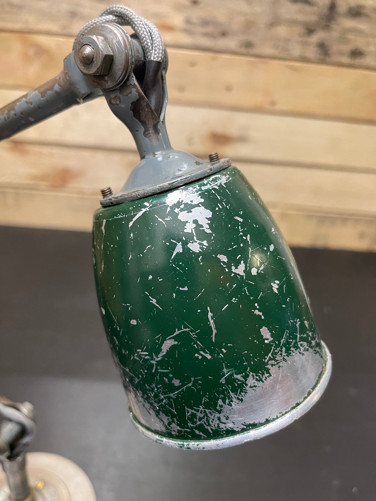 Rare 1930s Small Size Task Lamp By John Dugdill & Co
