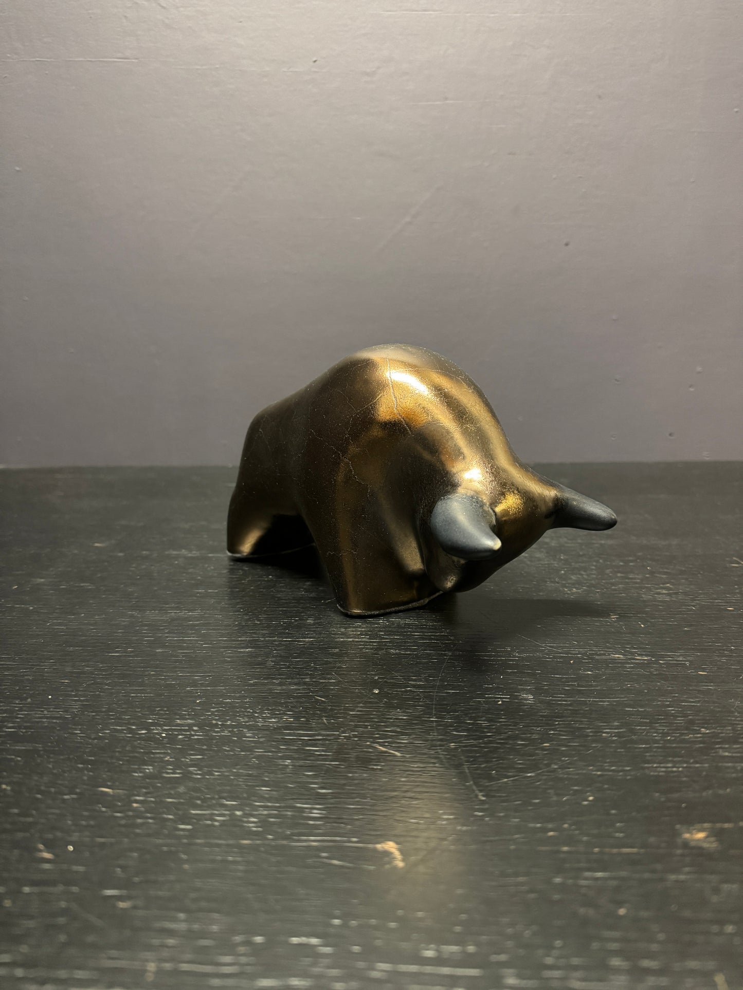 Otto Keramik Classic Ceramic Bull West German Pottery Fat Lava
