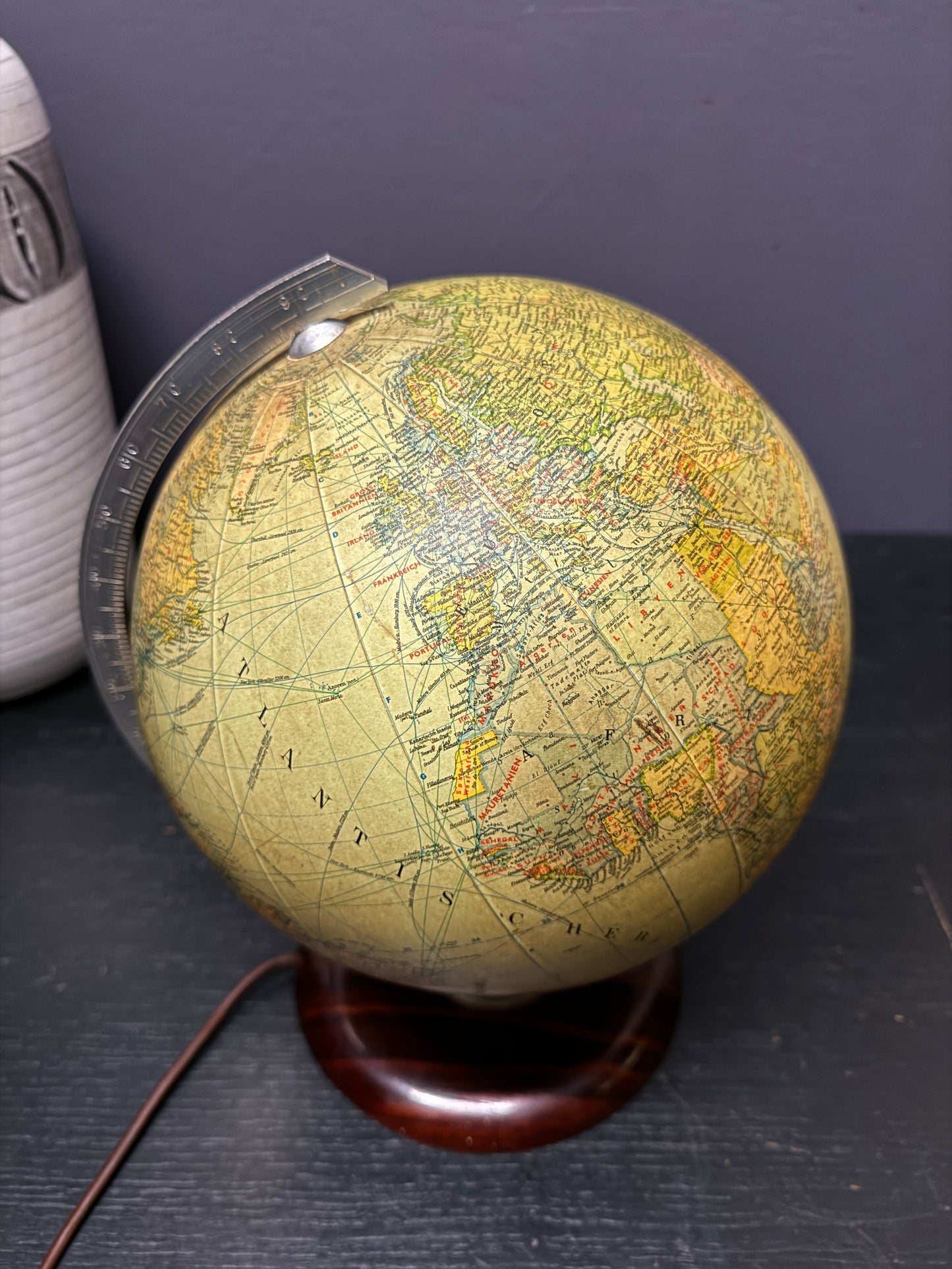 Bauhaus Antiques Czechoslovakian design designer drew pritchard Fairground fairground art Interier Praha interior design interiors Jiri Jiroutek Mauser Werke Waldeck Vintage Sideboards Salvage Hunters Serkan Yumakci The Bidding Room orton & spooner Rag & Bone Bros midcentury modern modern midcentury Glass Globe Glass Earth Globe Columbus Globe Earth Globe Globe