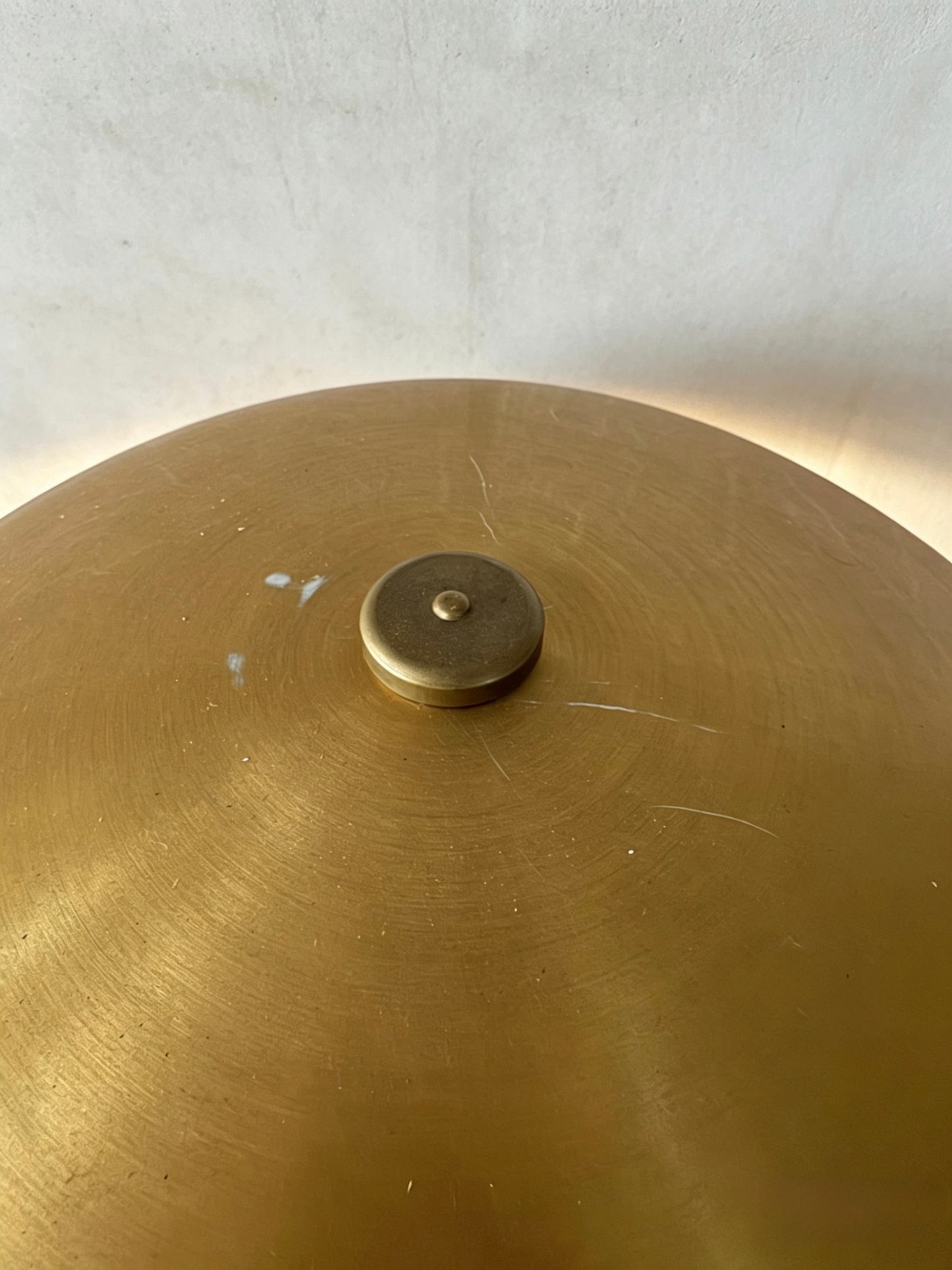 1940s Gold Table Lamp By SBF Sächsische Bronzewarenfabrik