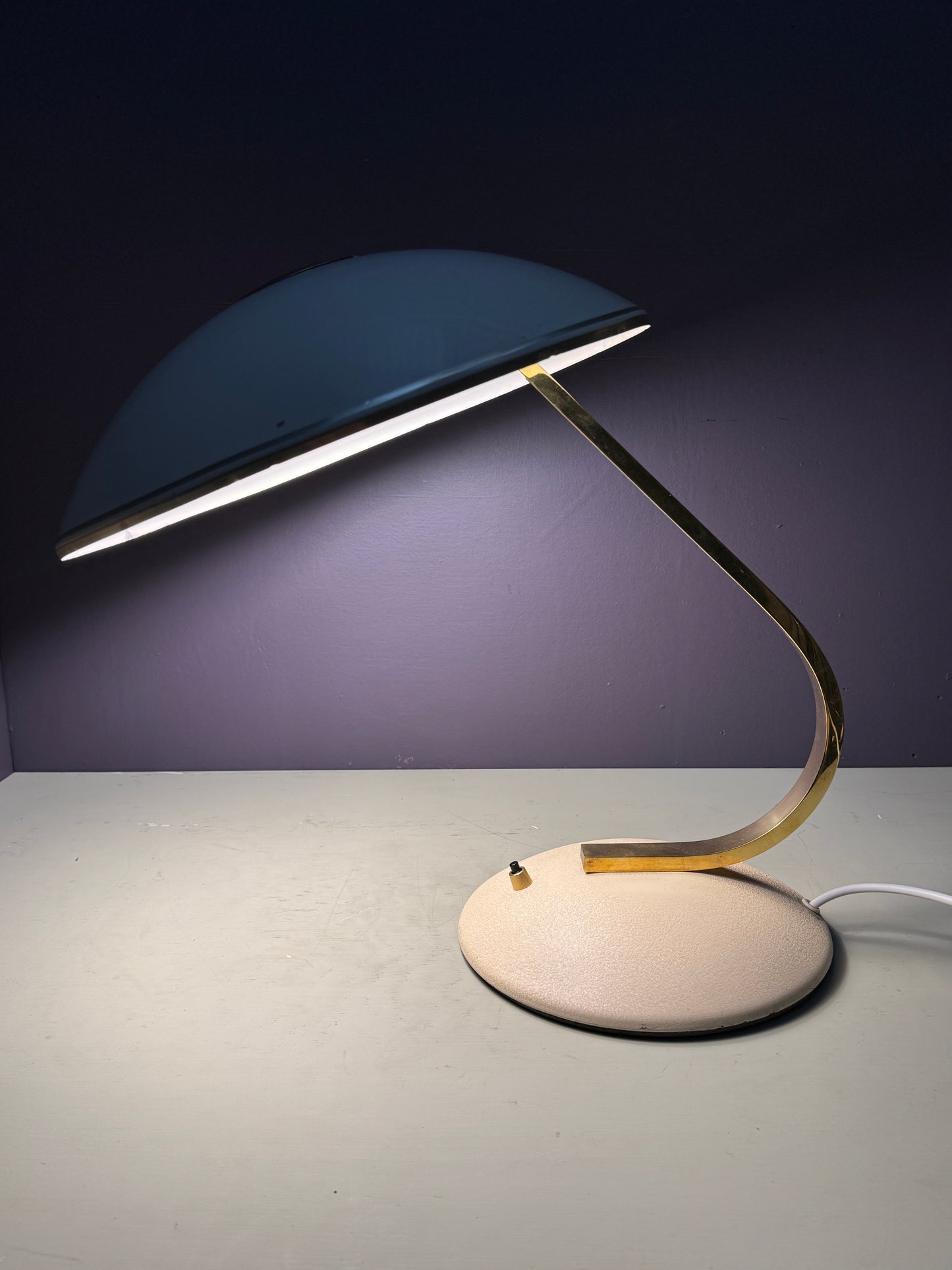 1960s Modernist Table Lamp By Helo Leuchten