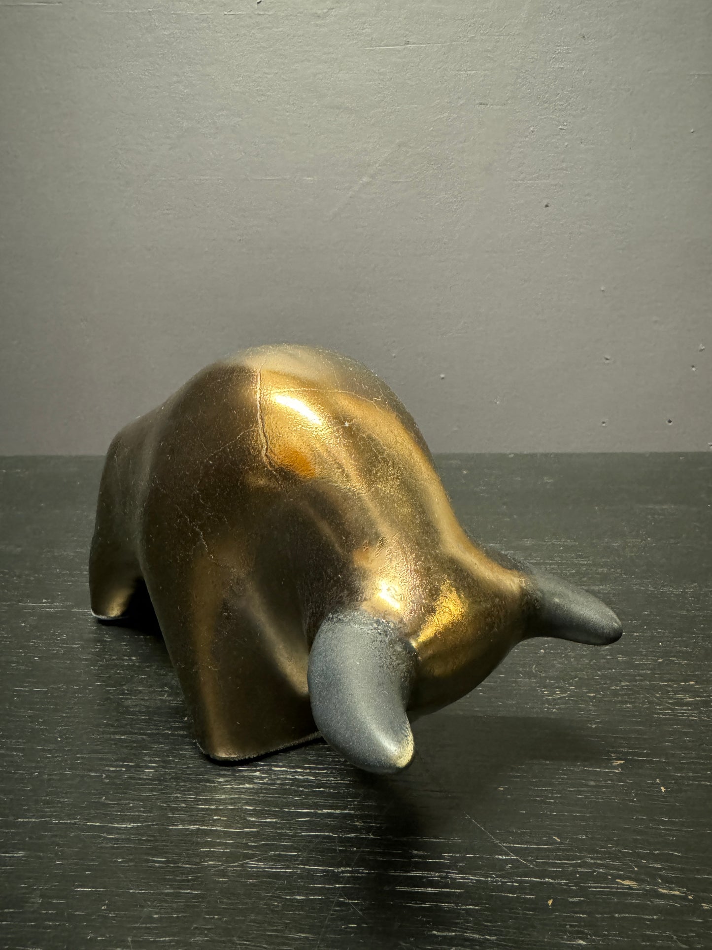 Otto Keramik Classic Ceramic Bull West German Pottery Fat Lava