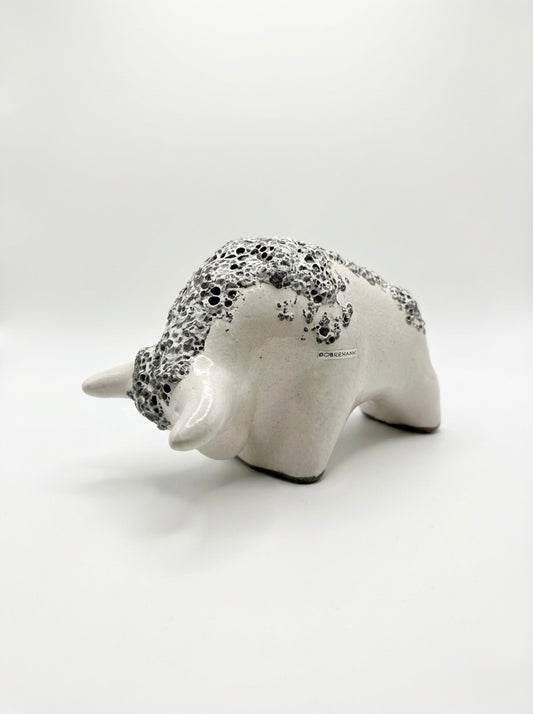 Otto Keramik Classic Ceramic Bull West German Pottery Fat Lava