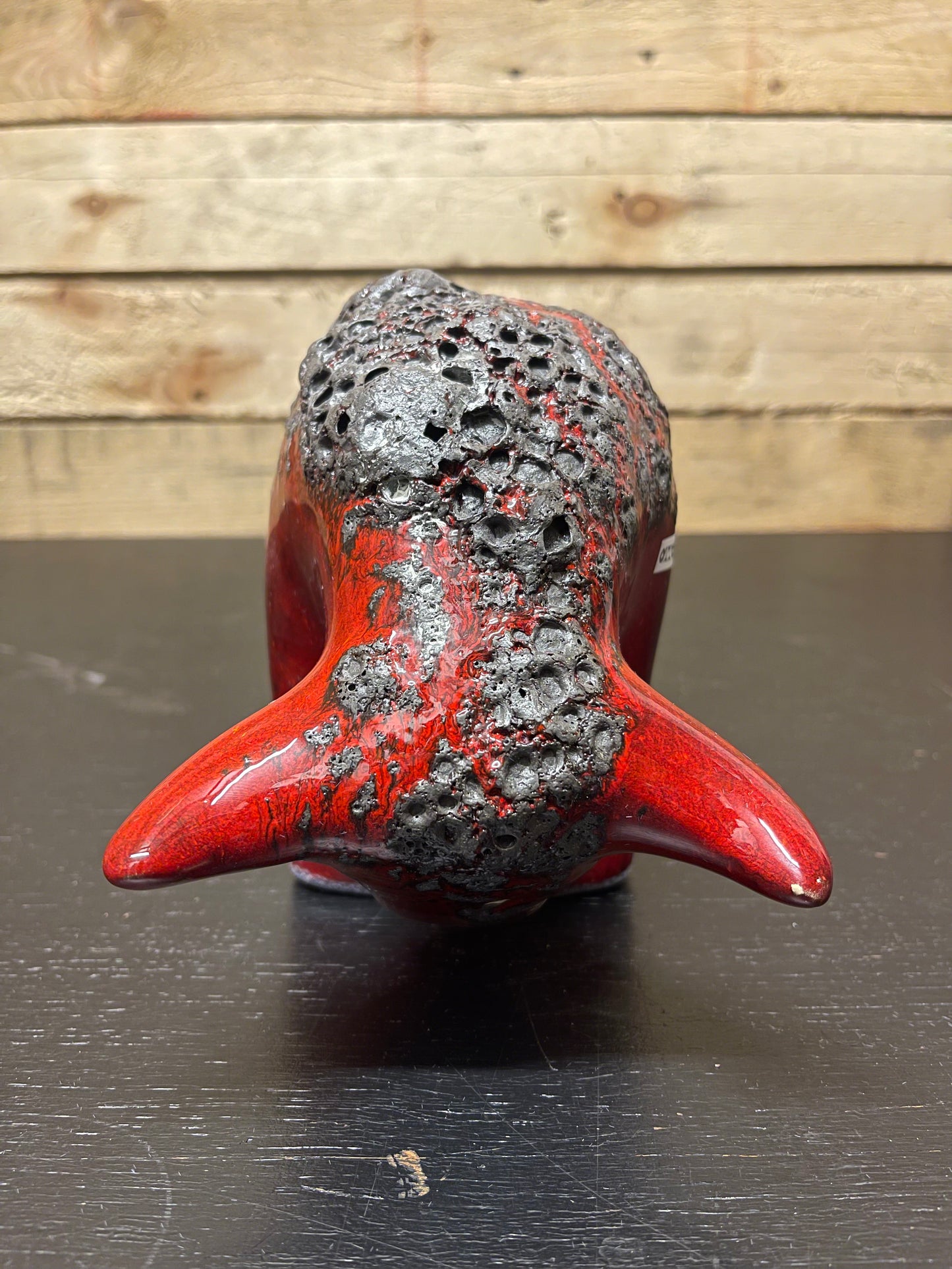 Otto Keramik Medium Ceramic Bull West German Pottery Fat Lava