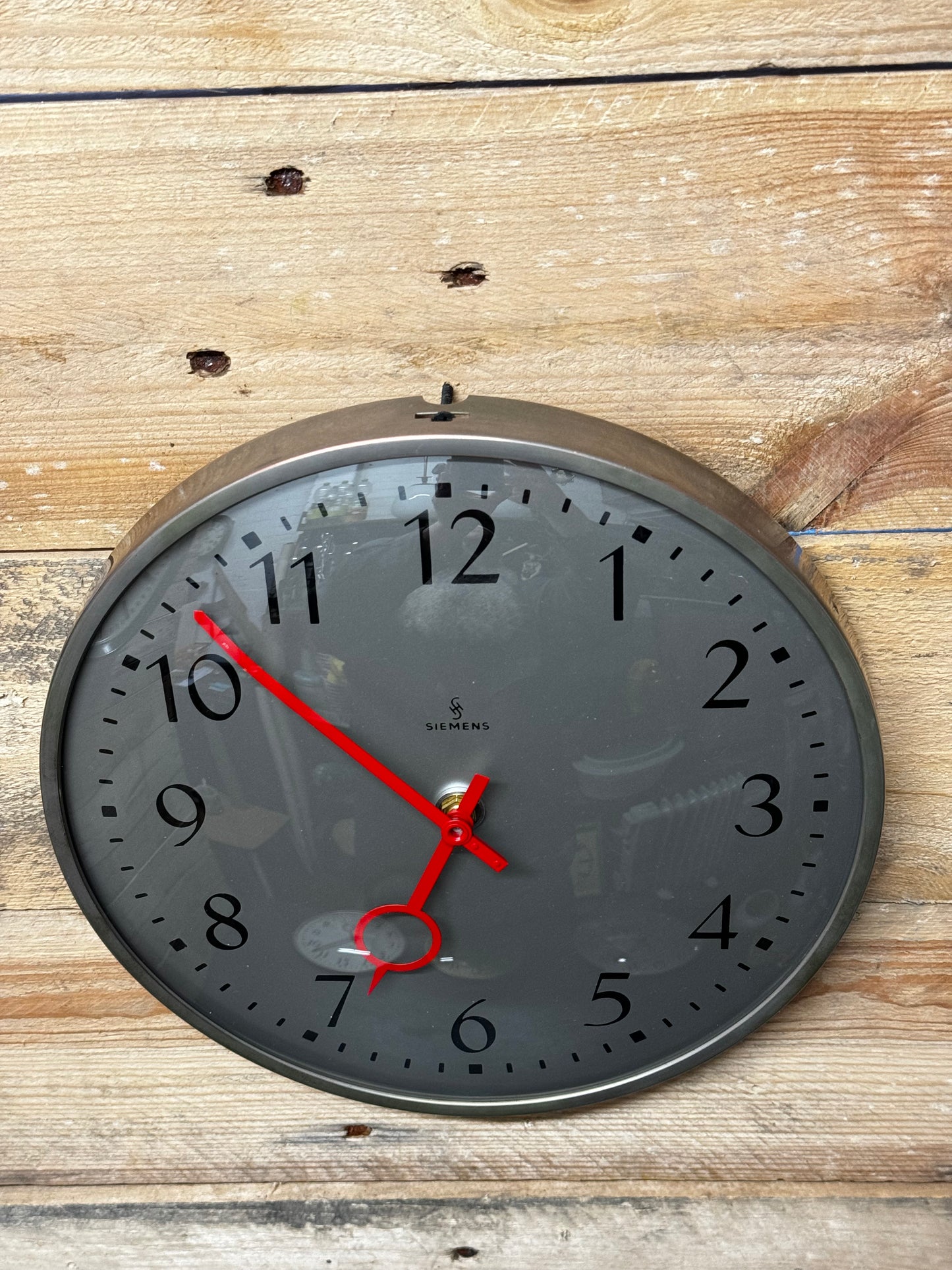 1960's German Industrial Factory / Office Clocks By Peter Behrens For Siemens
