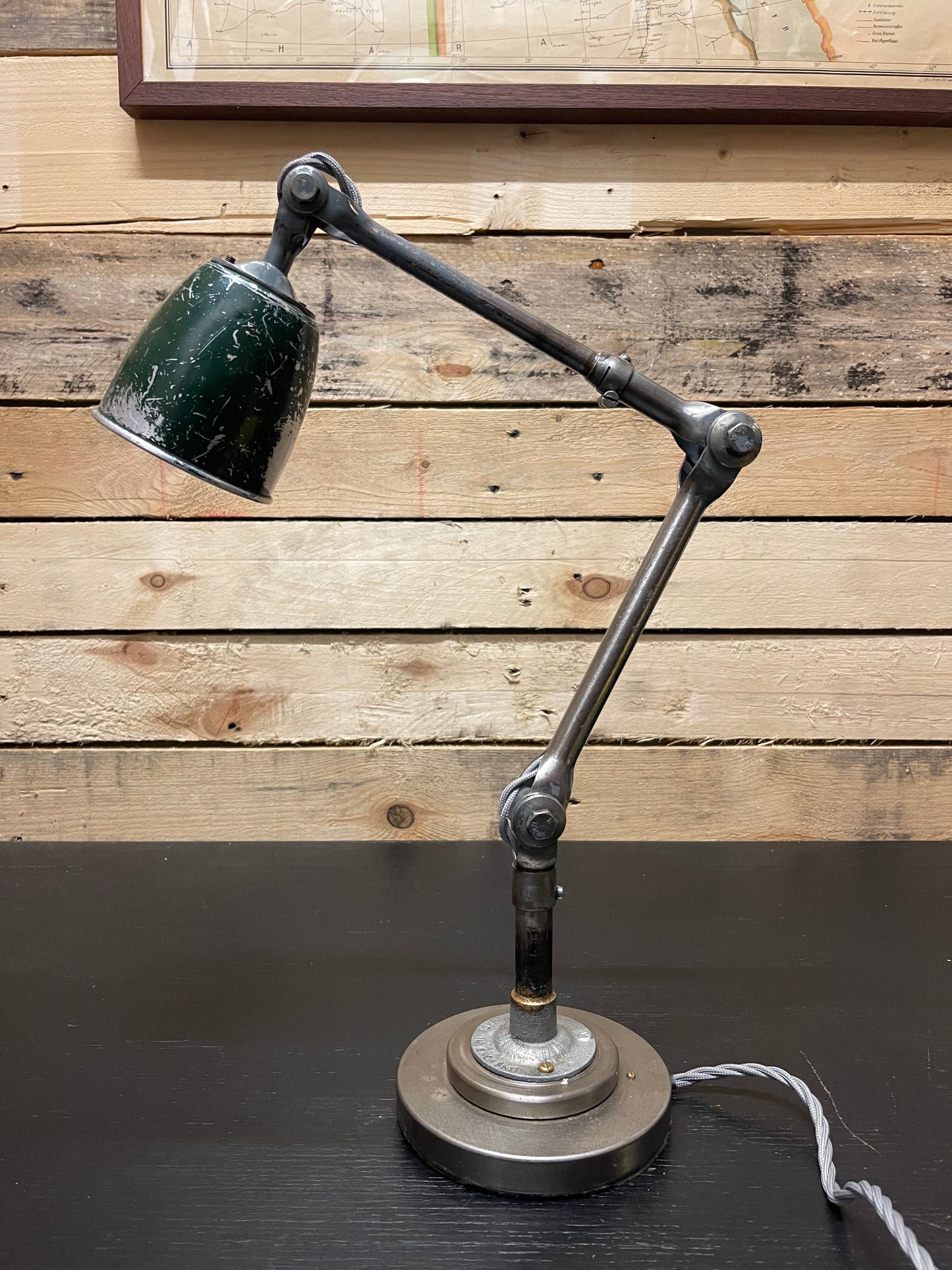 Rare 1930s Small Size Task Lamp By John Dugdill & Co