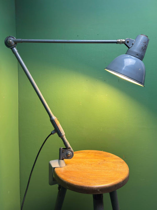 Large 1970s Task Lamp By SIS Leuchten Germany