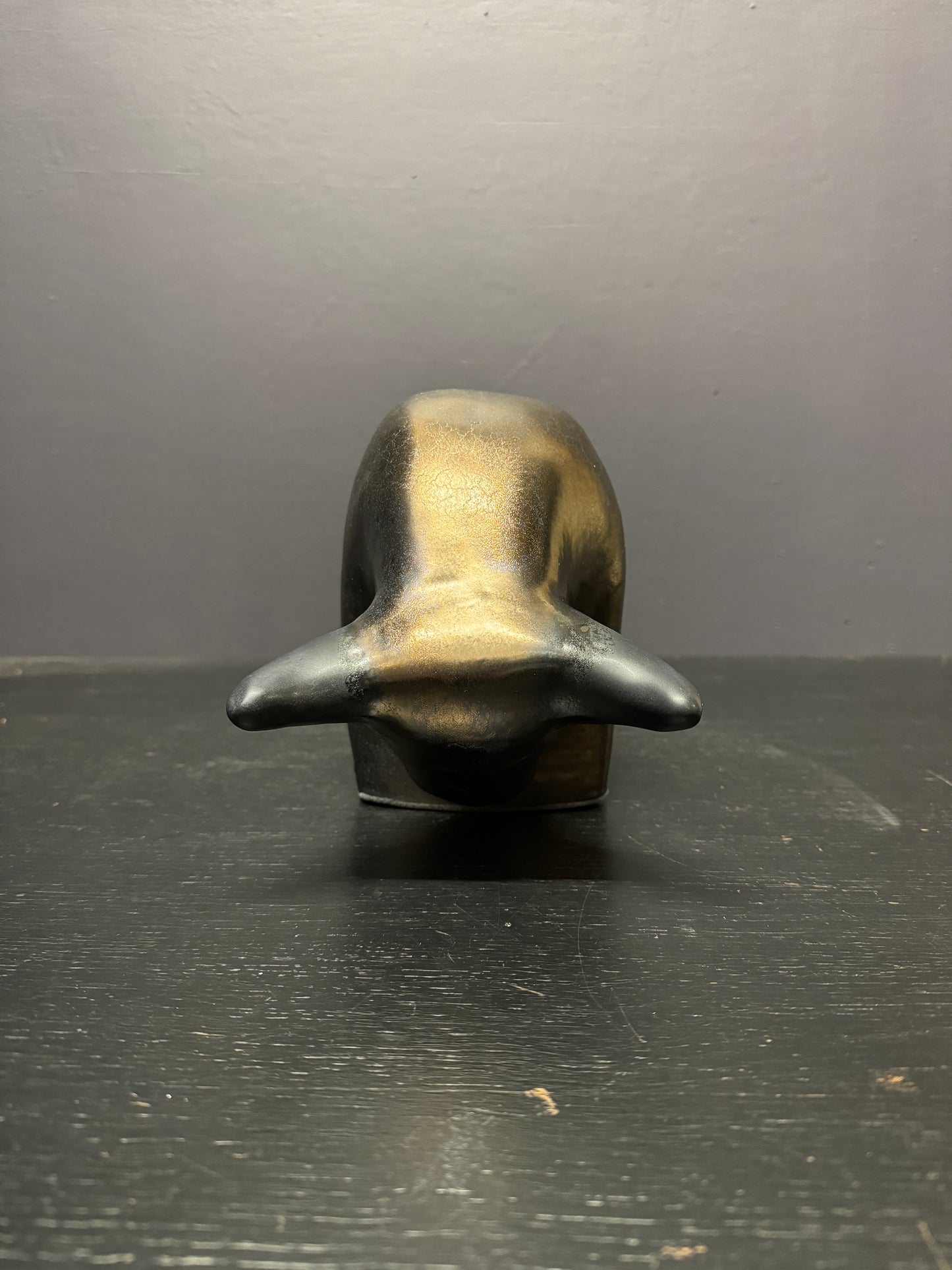 Otto Keramik Large Ceramic Bull West German Pottery Fat Lava