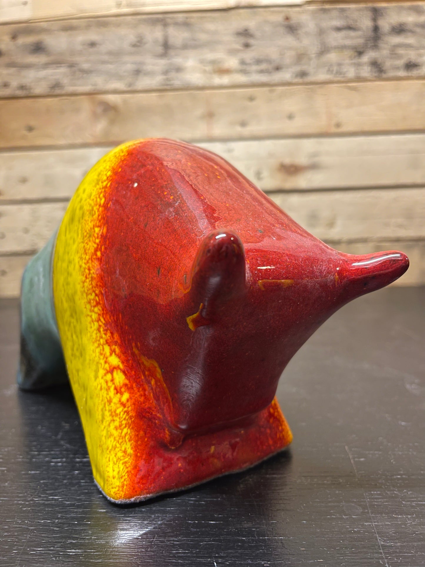 Otto Keramik Ceramic Bull West German Pottery Fat Lava