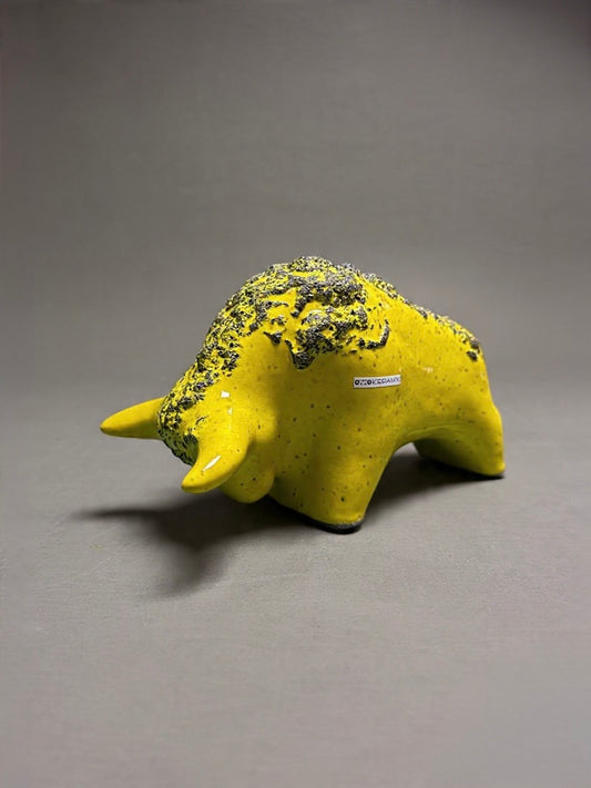 Otto Keramik Classic Ceramic Bull West German Pottery Fat Lava