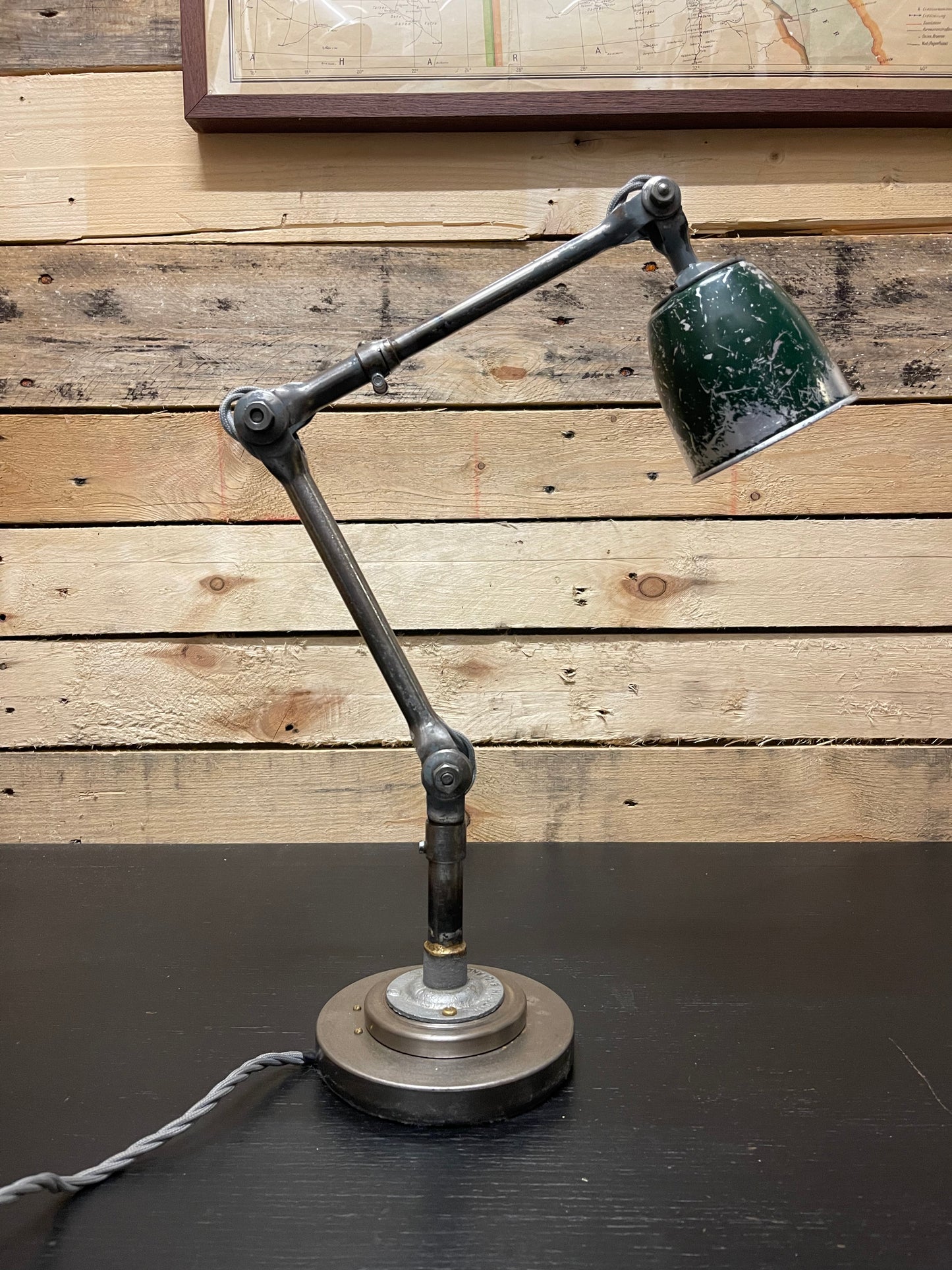 Rare 1930s Small Size Task Lamp By John Dugdill & Co