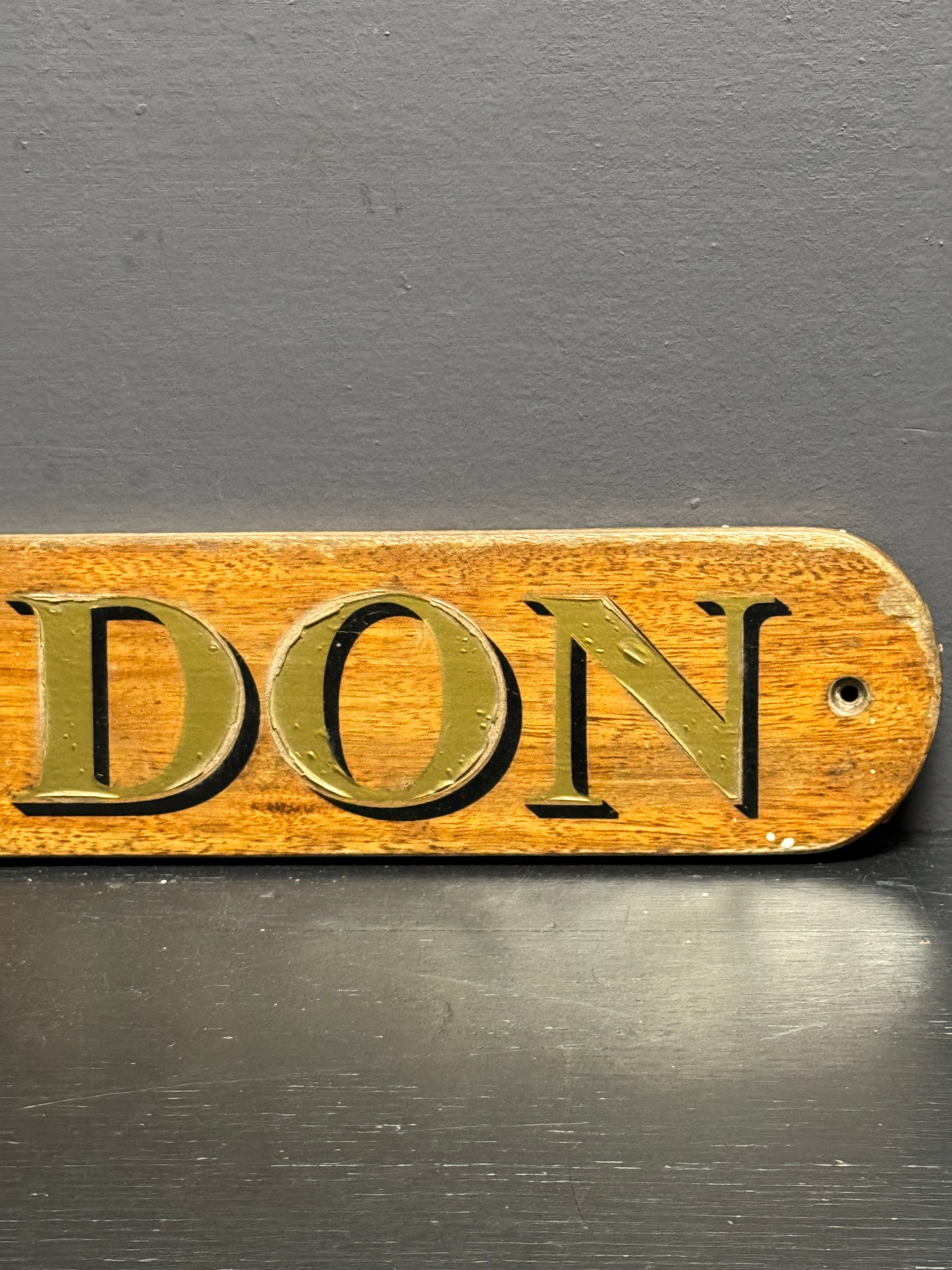 Hand Made Boat Signs London