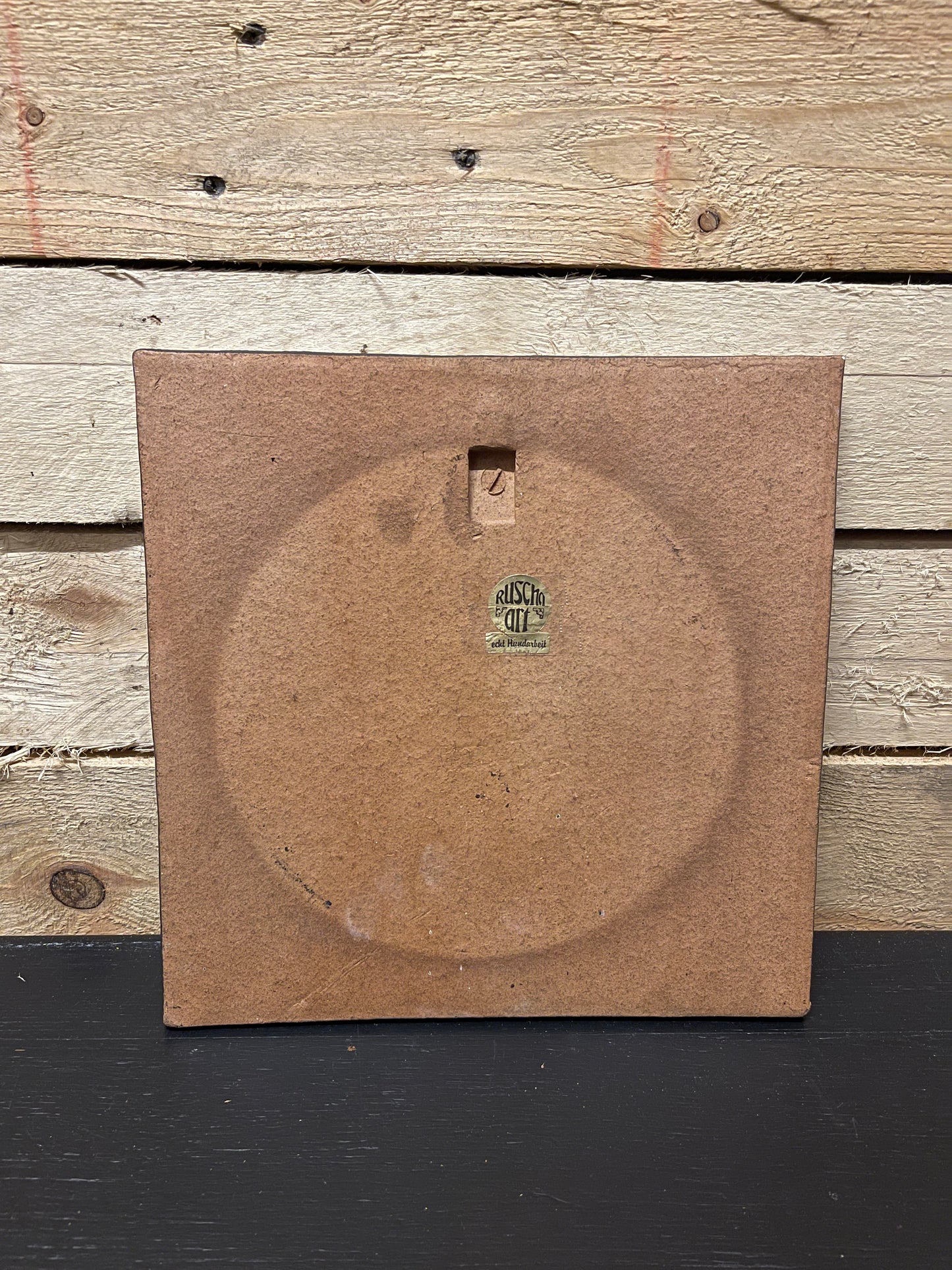 1960s West German Pottery Fat Lava Wall Tile By Ruscha Art