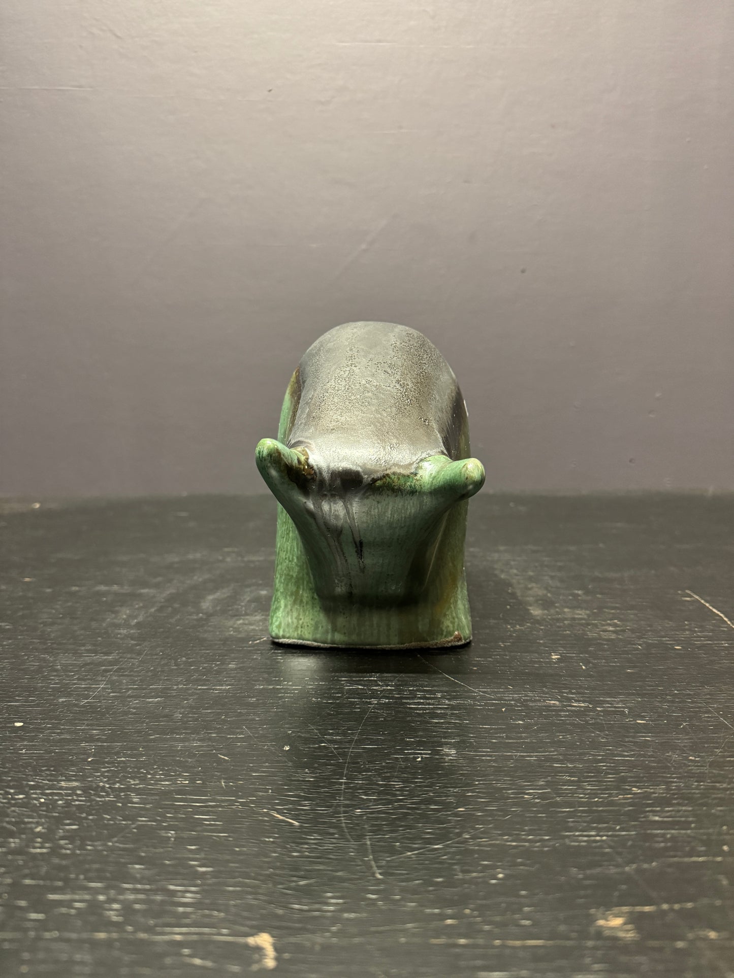 Otto Keramik Ceramic Bull West German Pottery Fat Lava