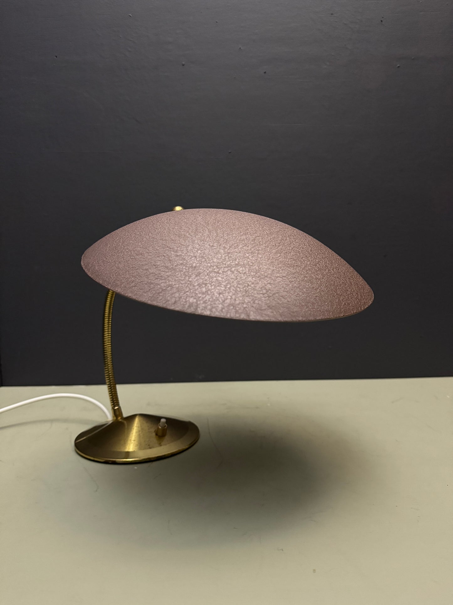 1950s Modernist Goose Neck Table Lamp By Gecos - Gebrüder Cosack Ligting Germany