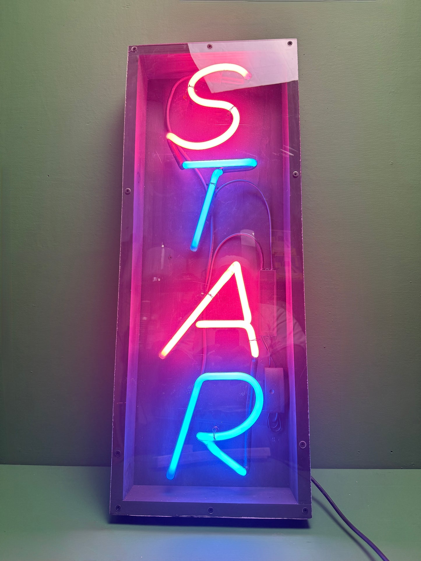 Circa 1980s ‘ STAR ‘ Neon Sign