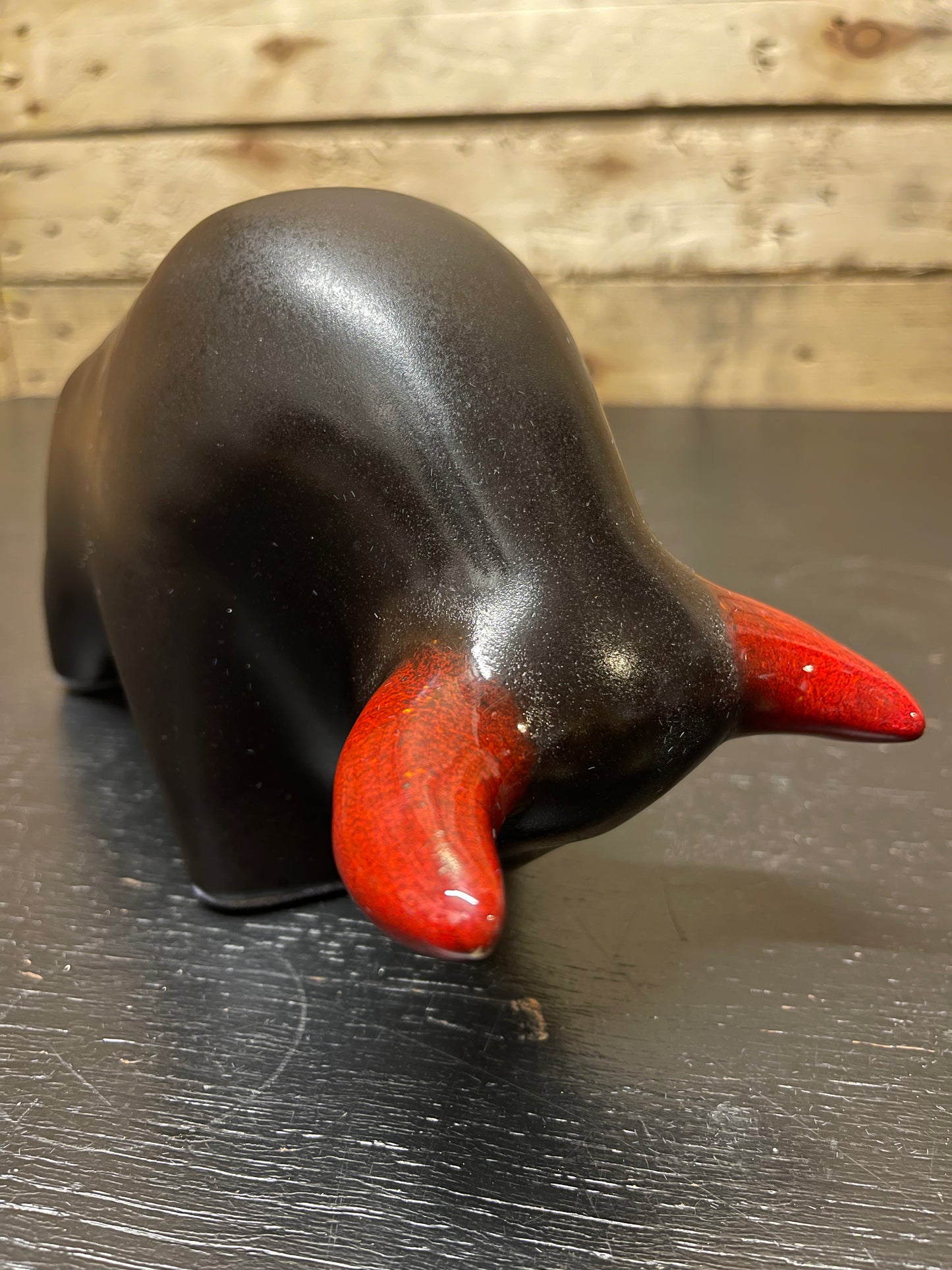Otto Keramik Classic Ceramic Bull West German Pottery Fat Lava