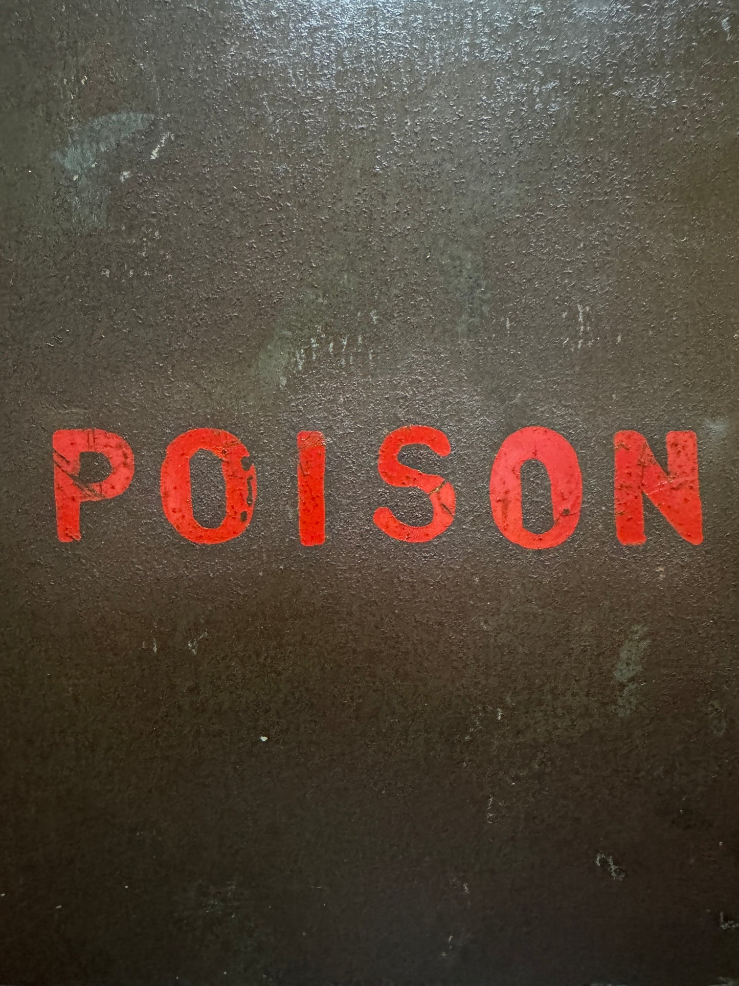 Early 1900s Factory Poison Can