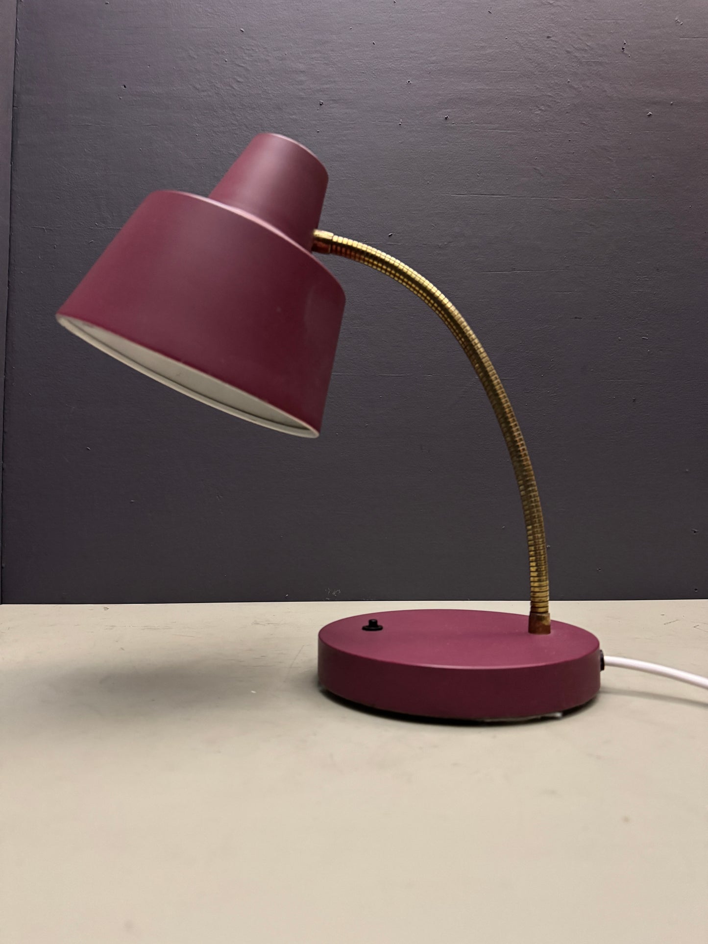 1970s German Retro Goose Neck Table Lamp