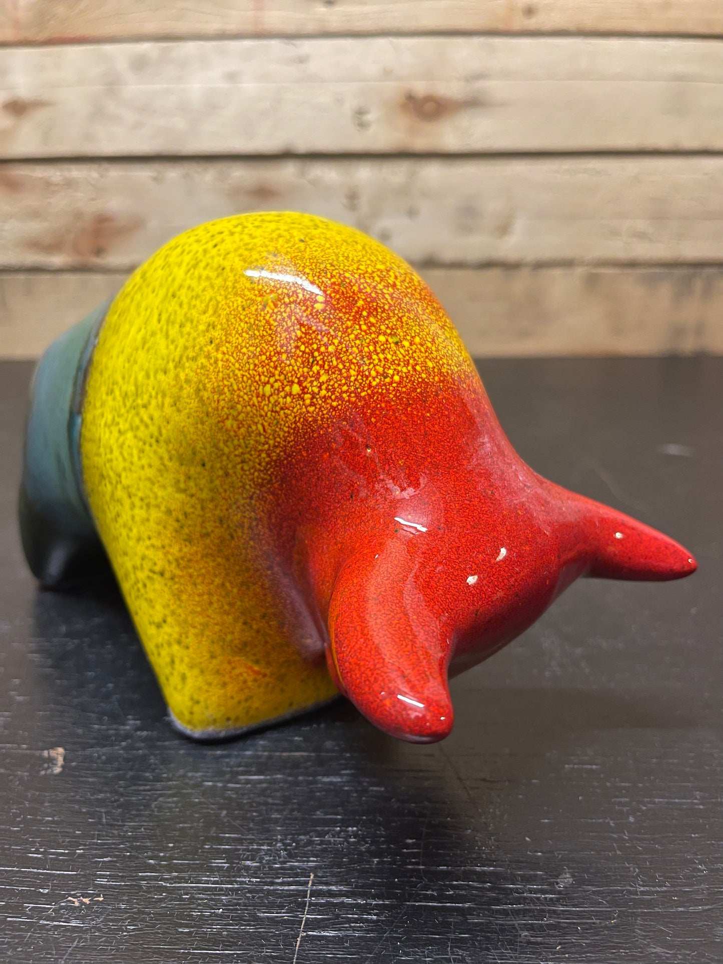 Otto Keramik Classic Ceramic Bull West German Pottery Fat Lava