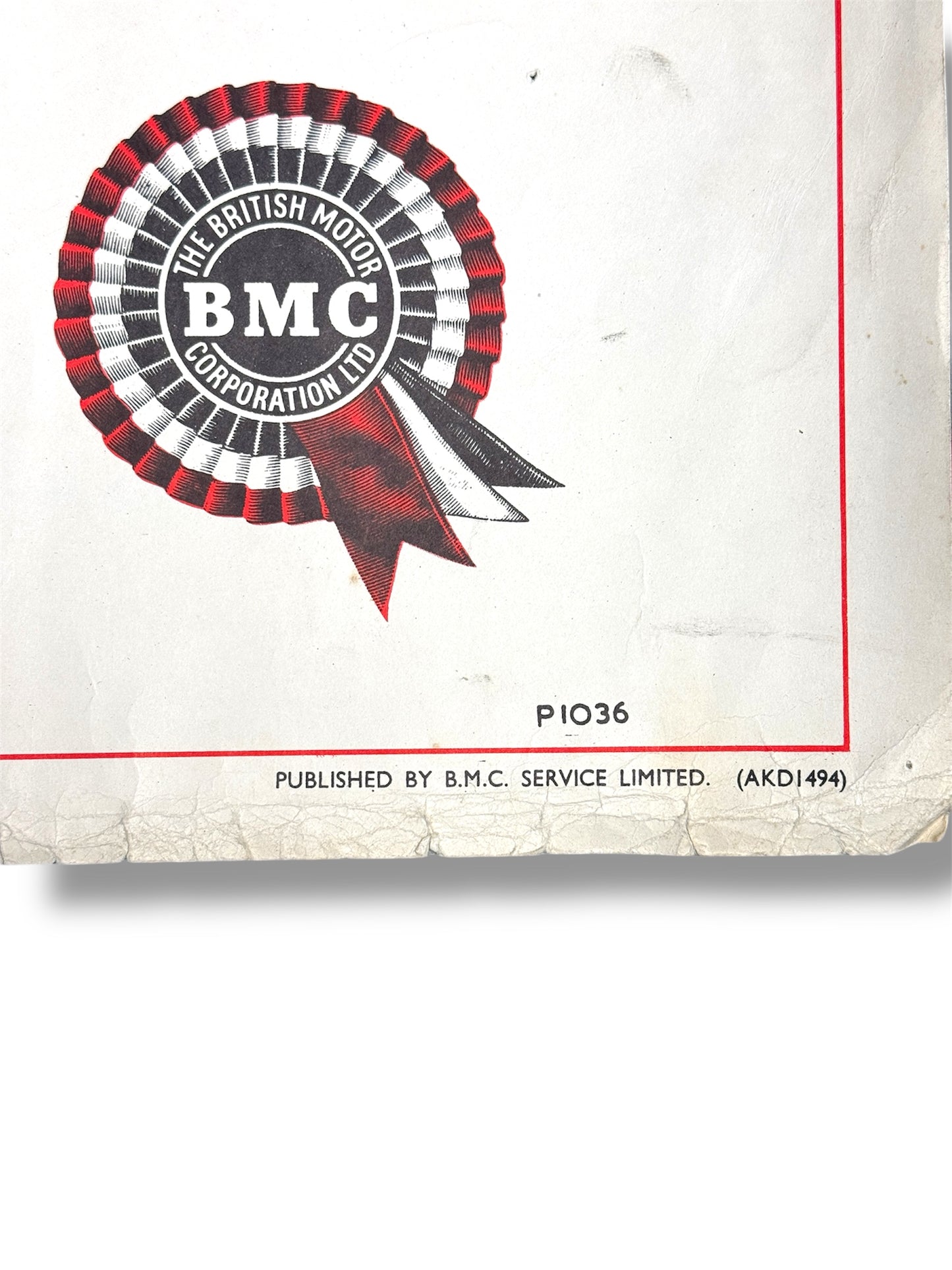 B.M.C. British Motor Corporation Educational Poster Circa 1950s