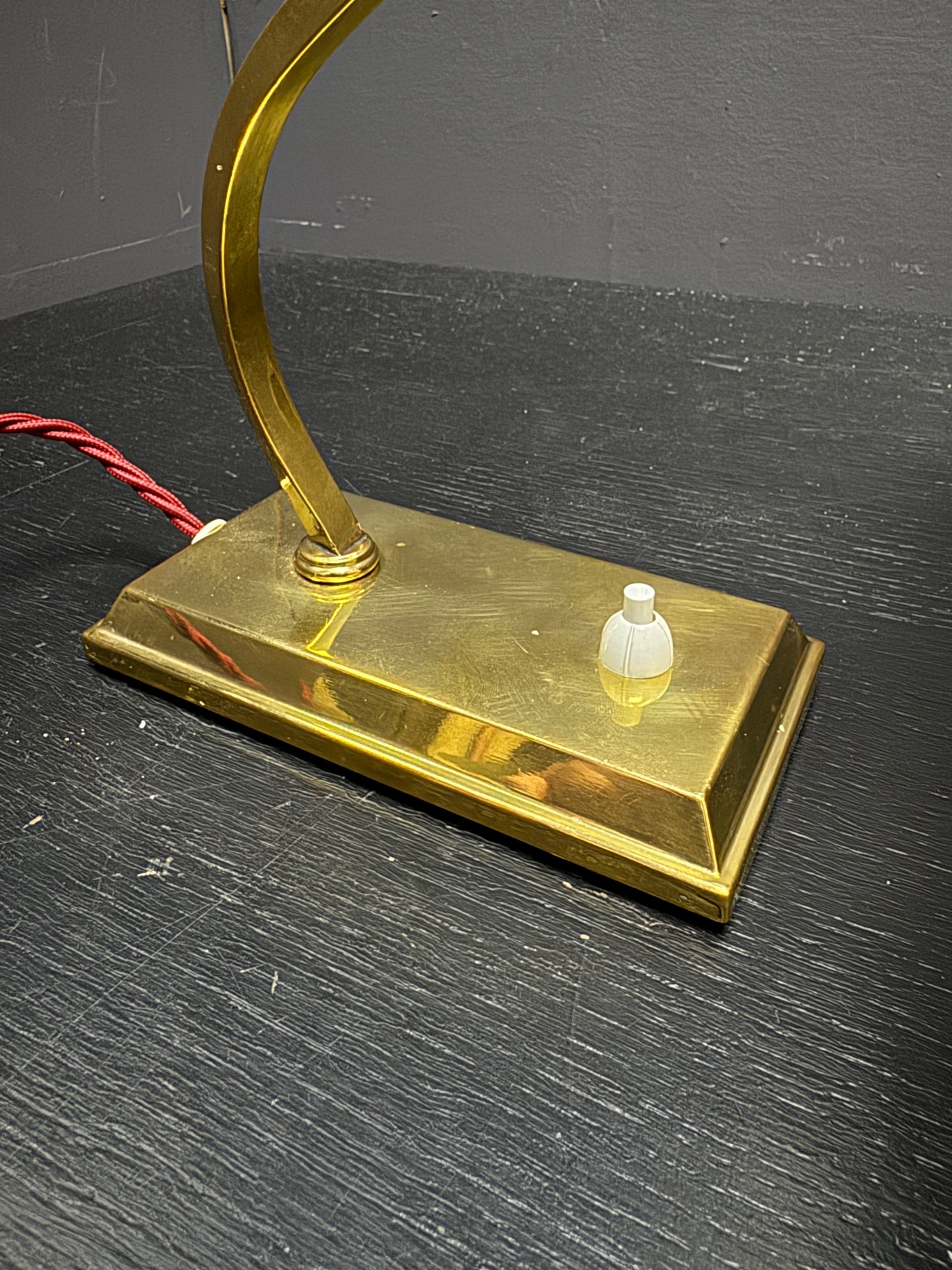 1960s Brass Piano Lamp By Solken Germany