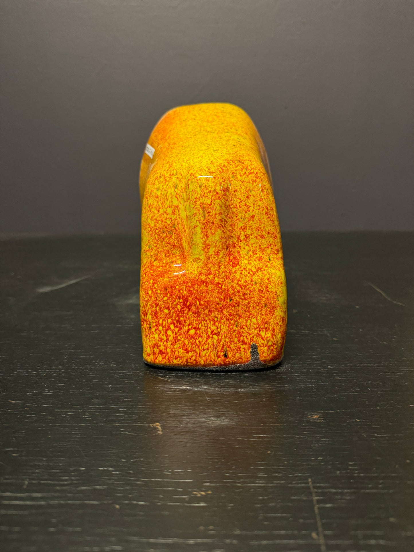 Otto Keramik Large Ceramic Bull West German Pottery Fat Lava