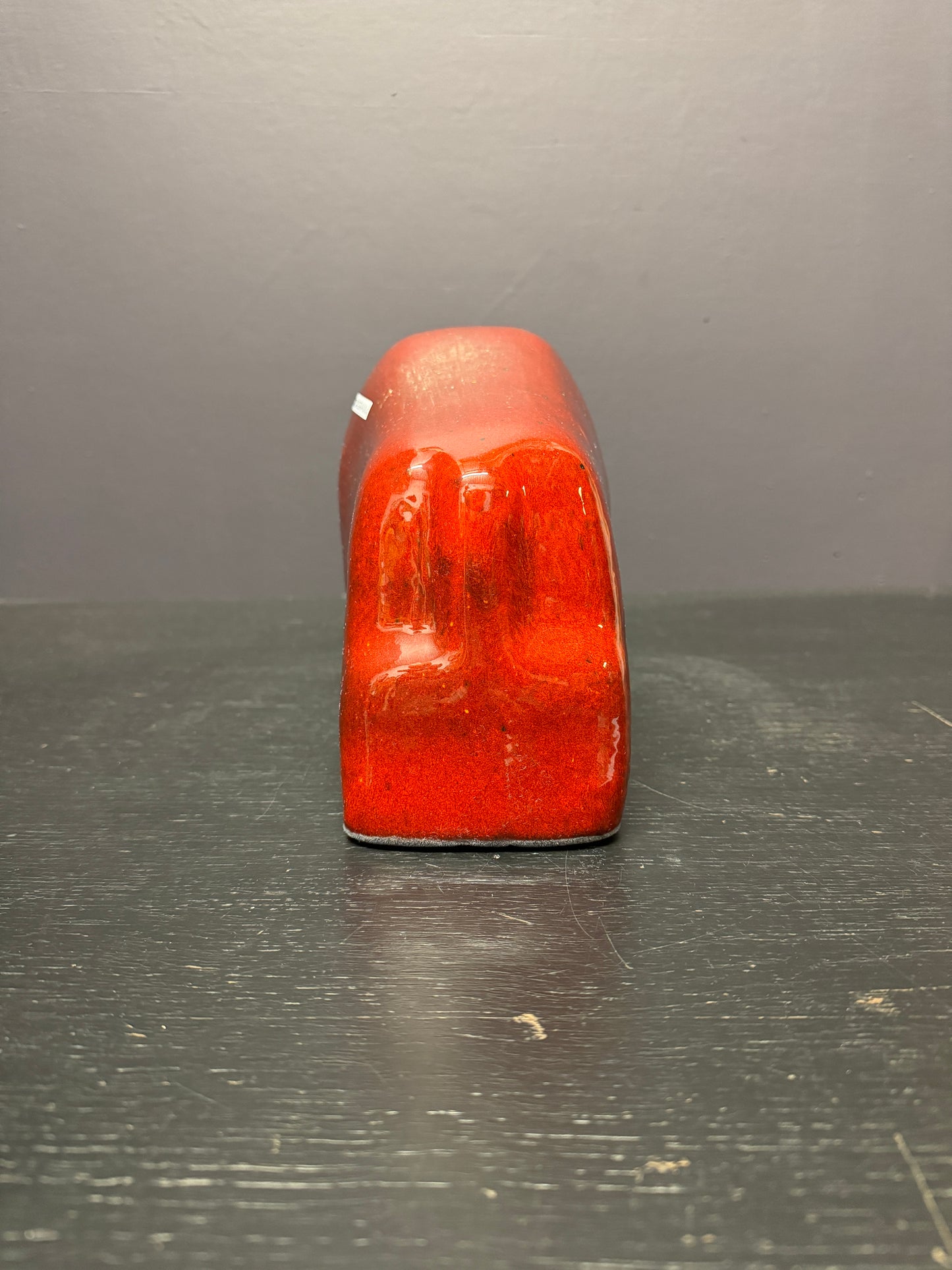 Otto Keramik Large Ceramic Bull West German Pottery Fat Lava