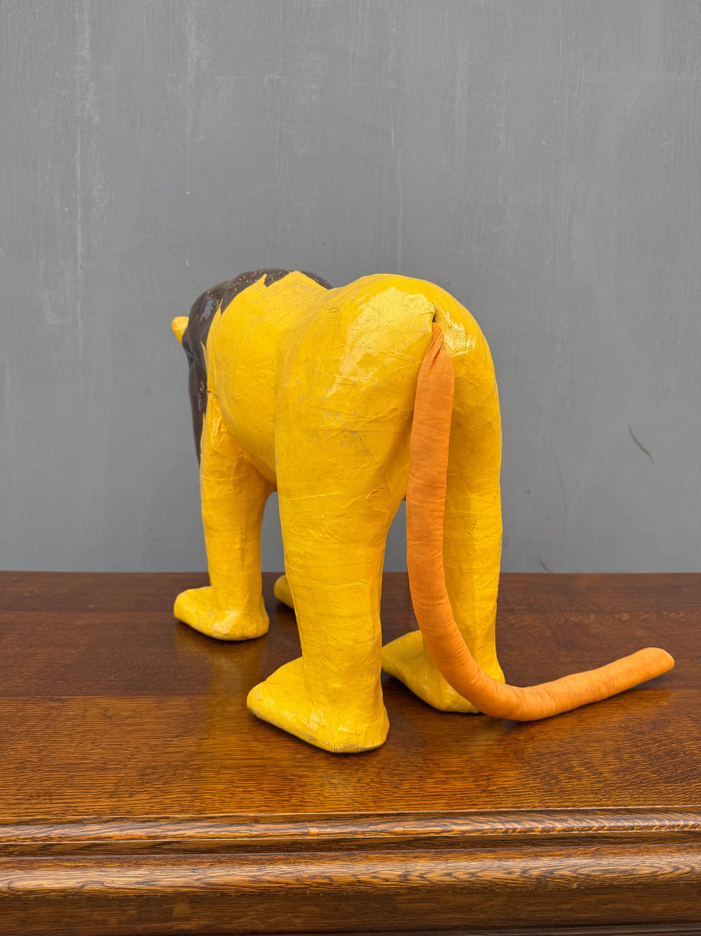 1930s Paper Mache Fireside Lion