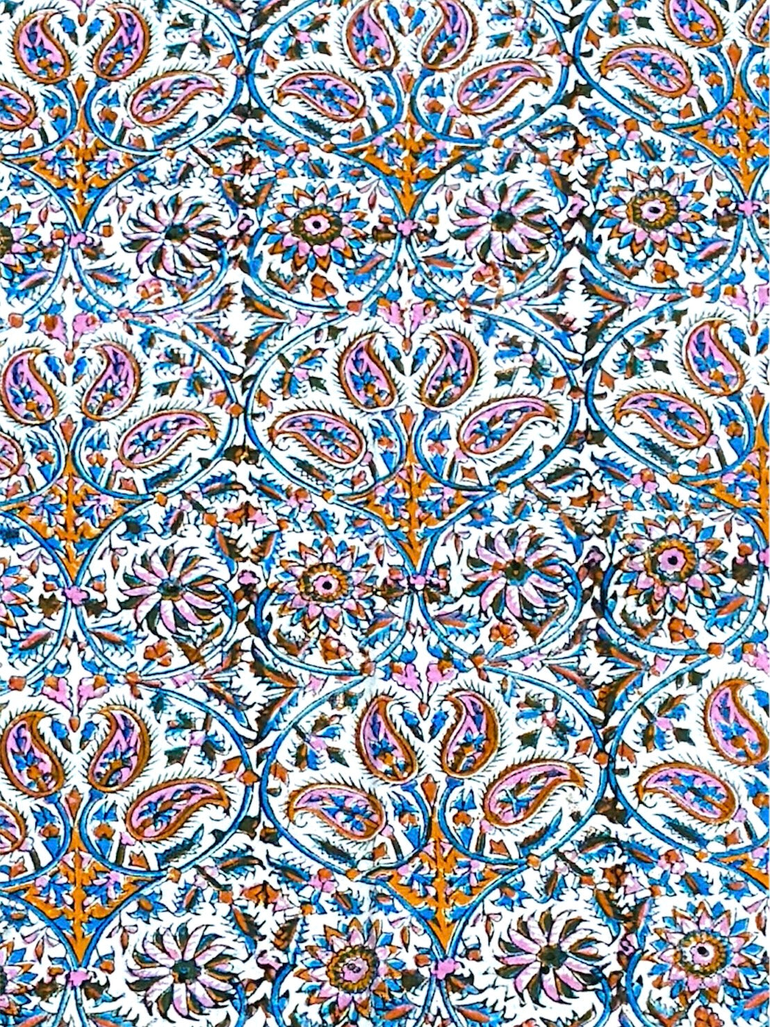 Ghalamkari Hand Block Prints Made In Iran