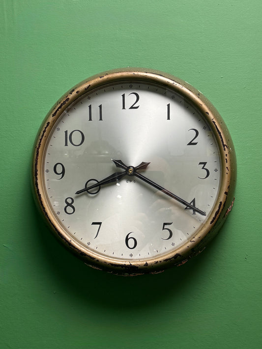 1940s GENTS Of Leicester GPO Post Office Clock