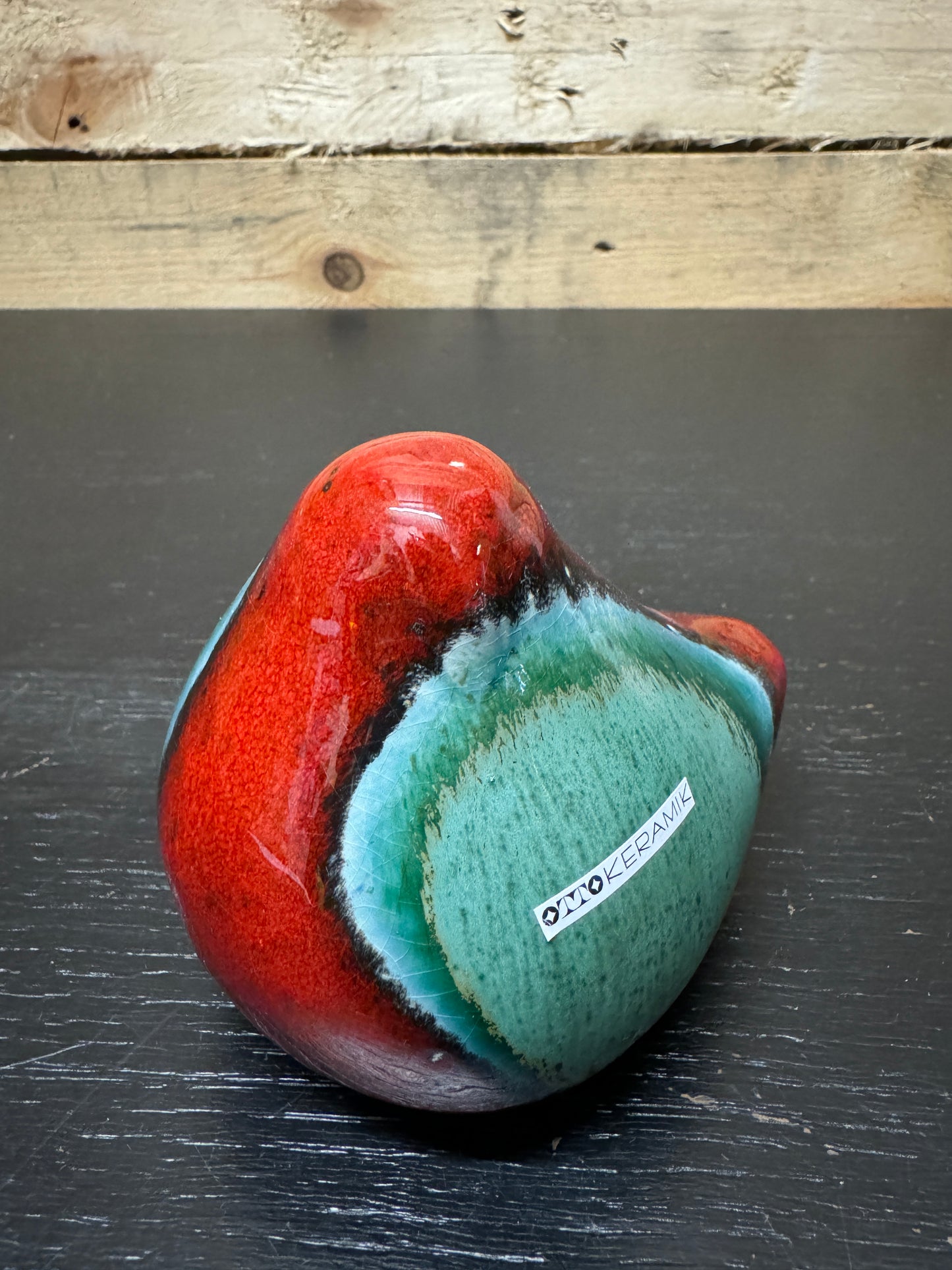 Otto Keramik Ceramic Pigeons West German Pottery Fat Lava